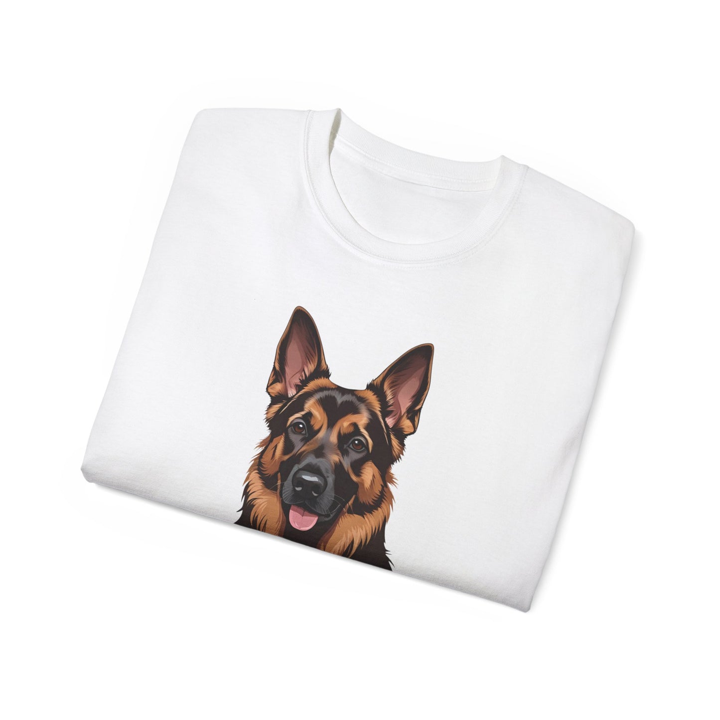 Liver German Shepherd Tee, Dog Lover Shirt, Pet Owner Gift, Animal Print T-Shirt, Unisex Graphic Tee, Birthday Present for Dog Lovers