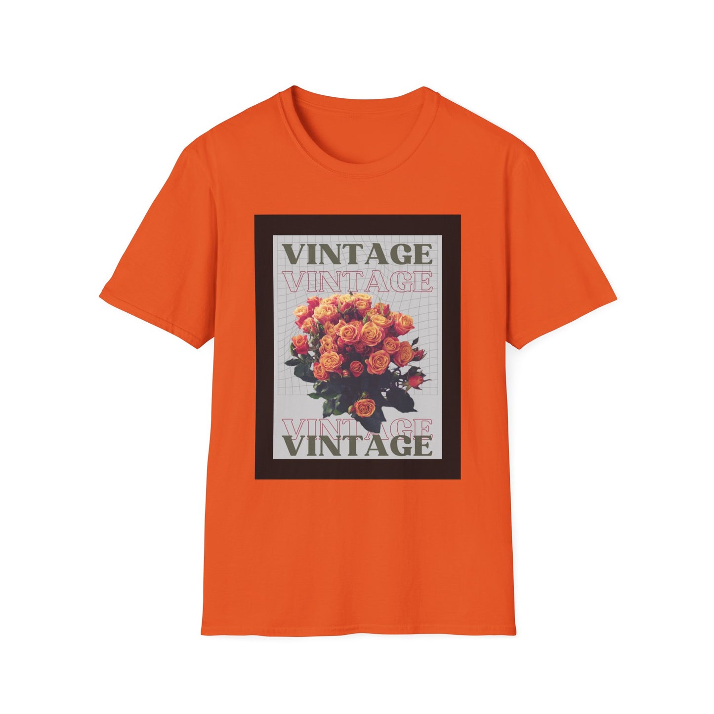 Vintage Floral Graphic Unisex T-Shirt, Retro Tee, Casual Wear, Gift for Her, Vintage Aesthetic, Flower Print Shirt