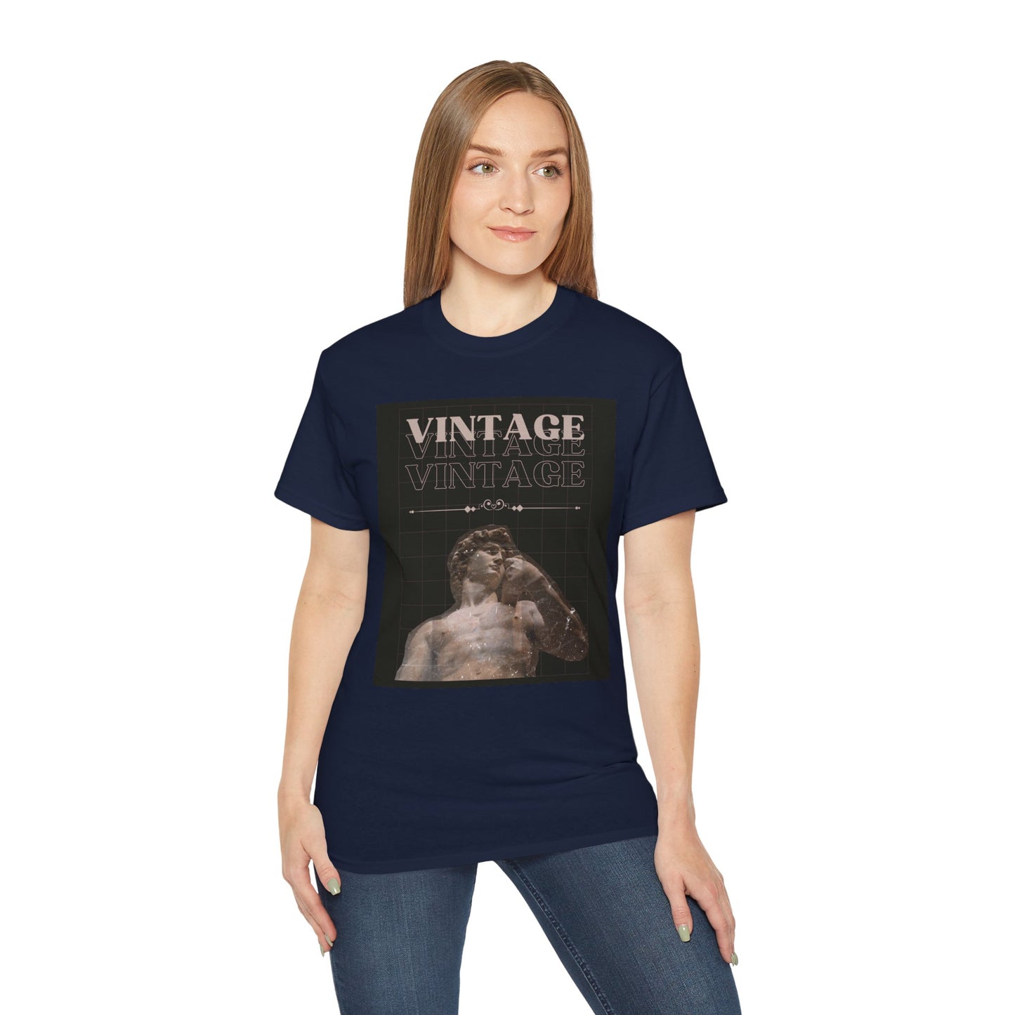 Vintage Ancient Roman Sculpture Art Unisex Tee, Retro Graphic T-Shirt, Casual Wear, Gift for Art Lovers, Unique Vintage Style Tee