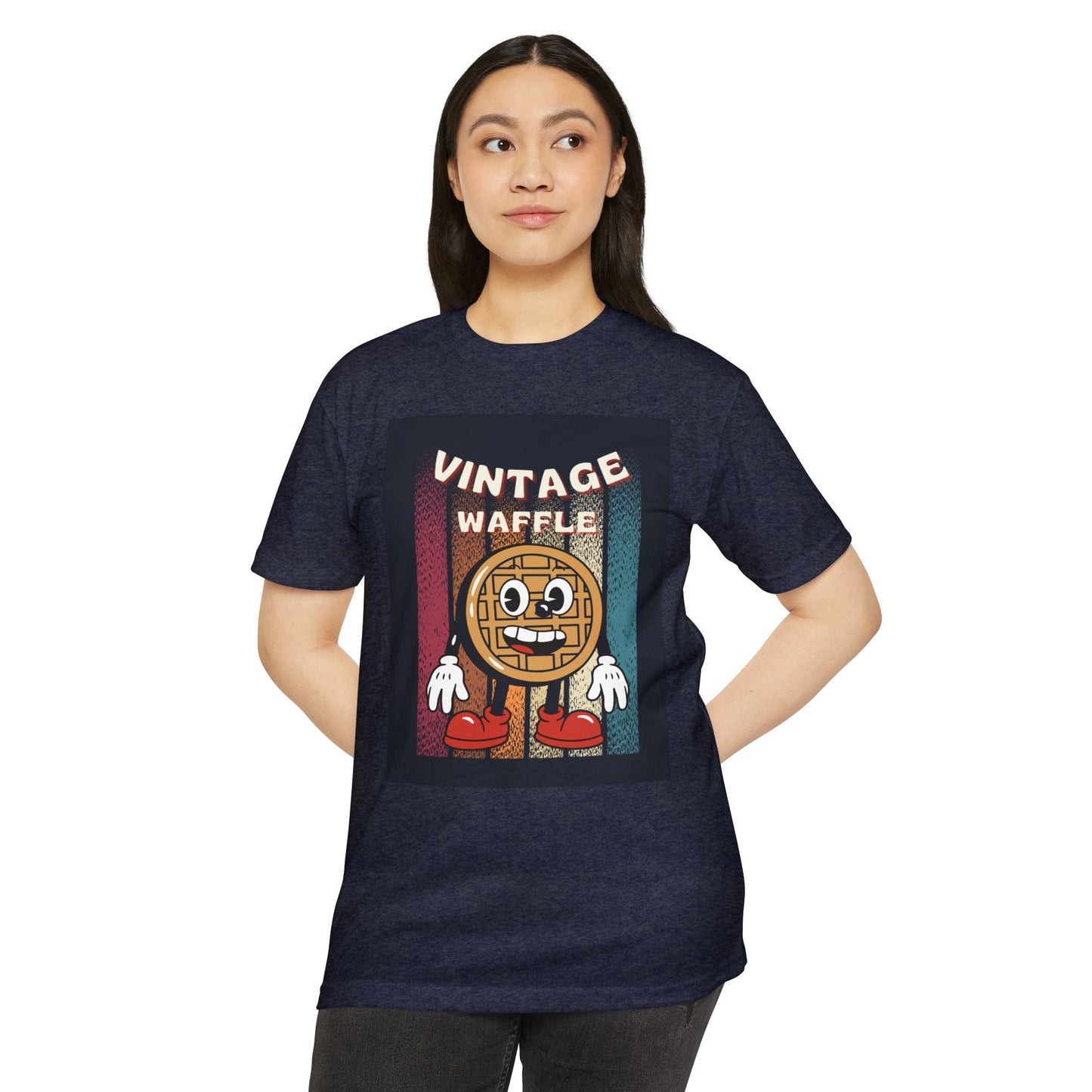 Vintage Waffle Unisex T-Shirt, Fun Retro Tee, Foodie Apparel, Perfect Gift for Breakfast Lovers, Casual Everyday Wear, Unique Graphic Shirt