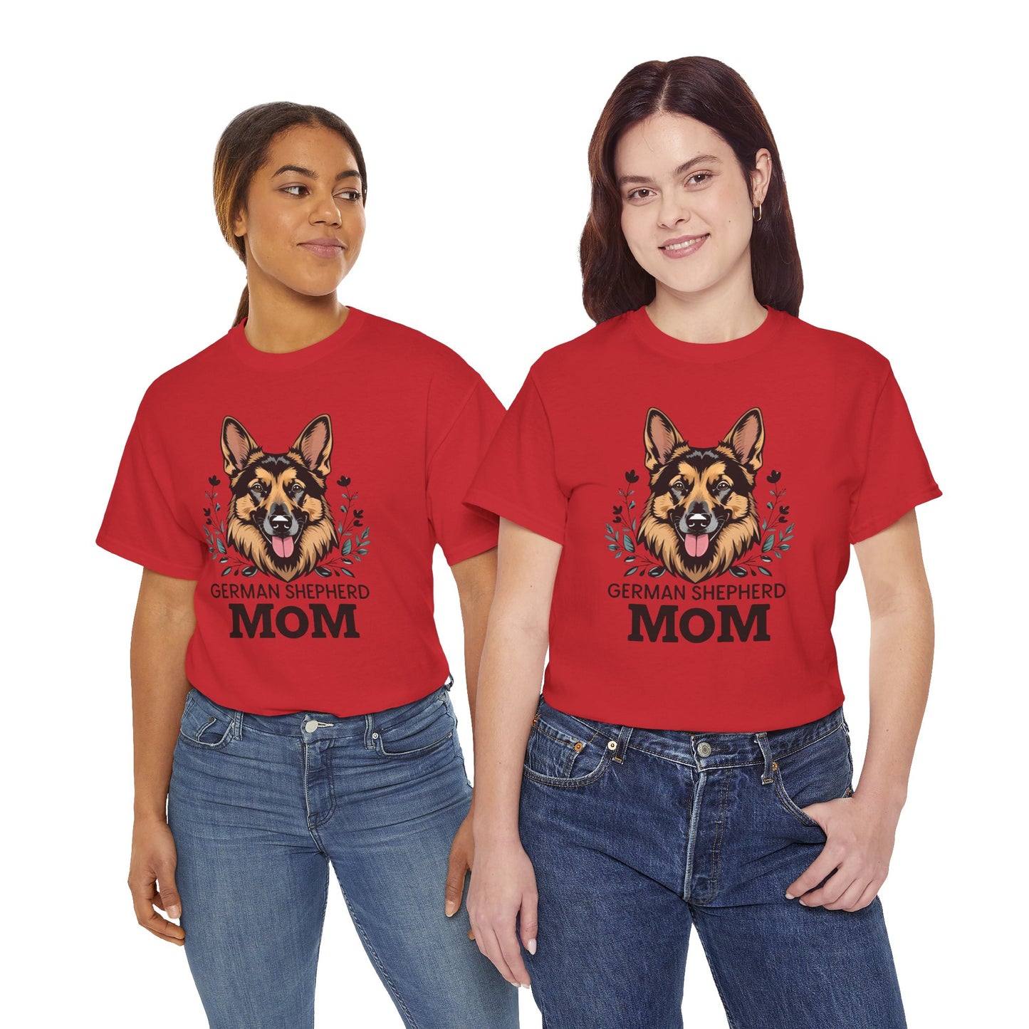 German Shepherd Mom Tee - Perfect Gift for Dog Lovers, Animal Lovers, Pet Parenthood, Birthday, Mother's Day