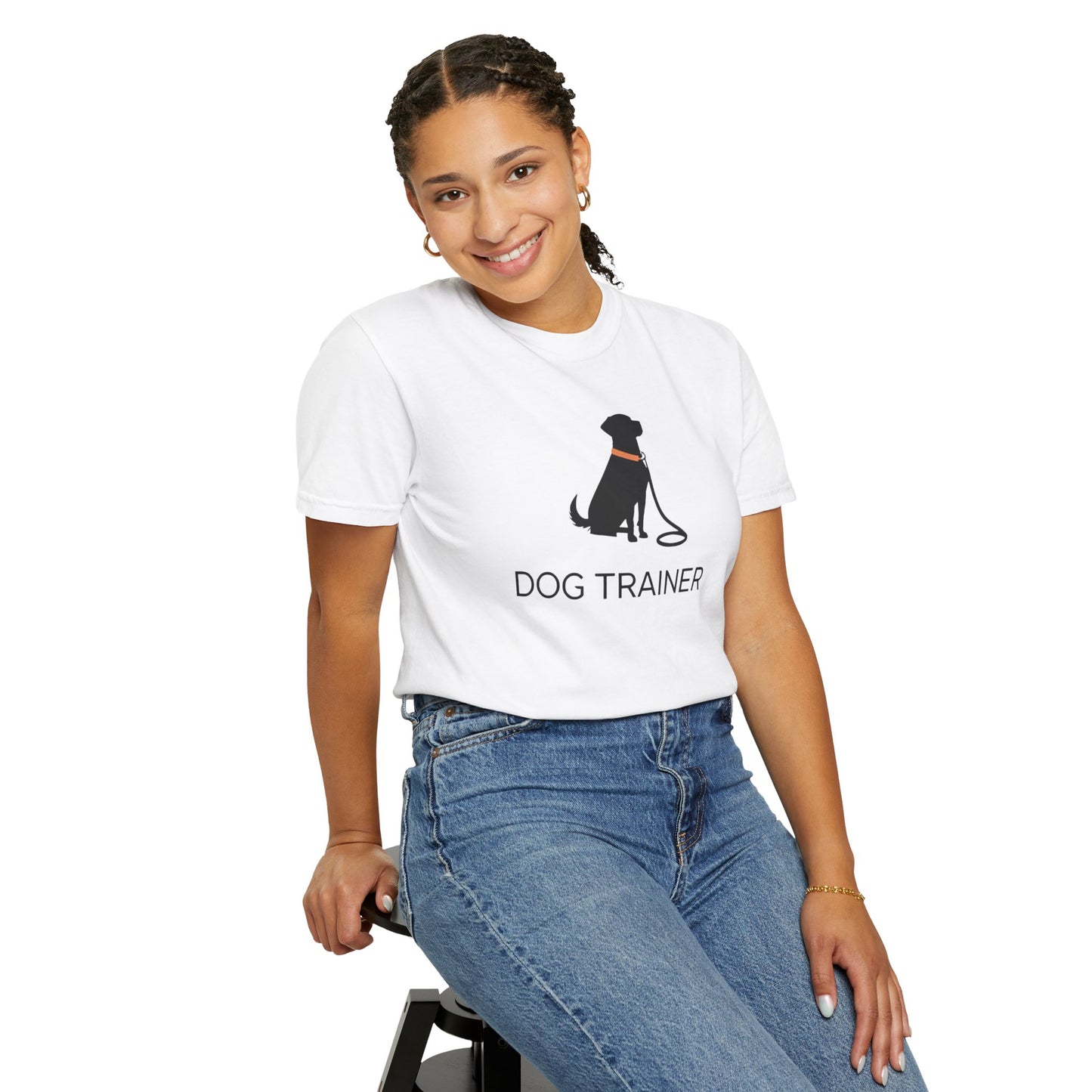 Dog Trainer T-Shirt, Black Dog, Pet Lover Gift, Animal Care Apparel, Gift for Dog Trainers