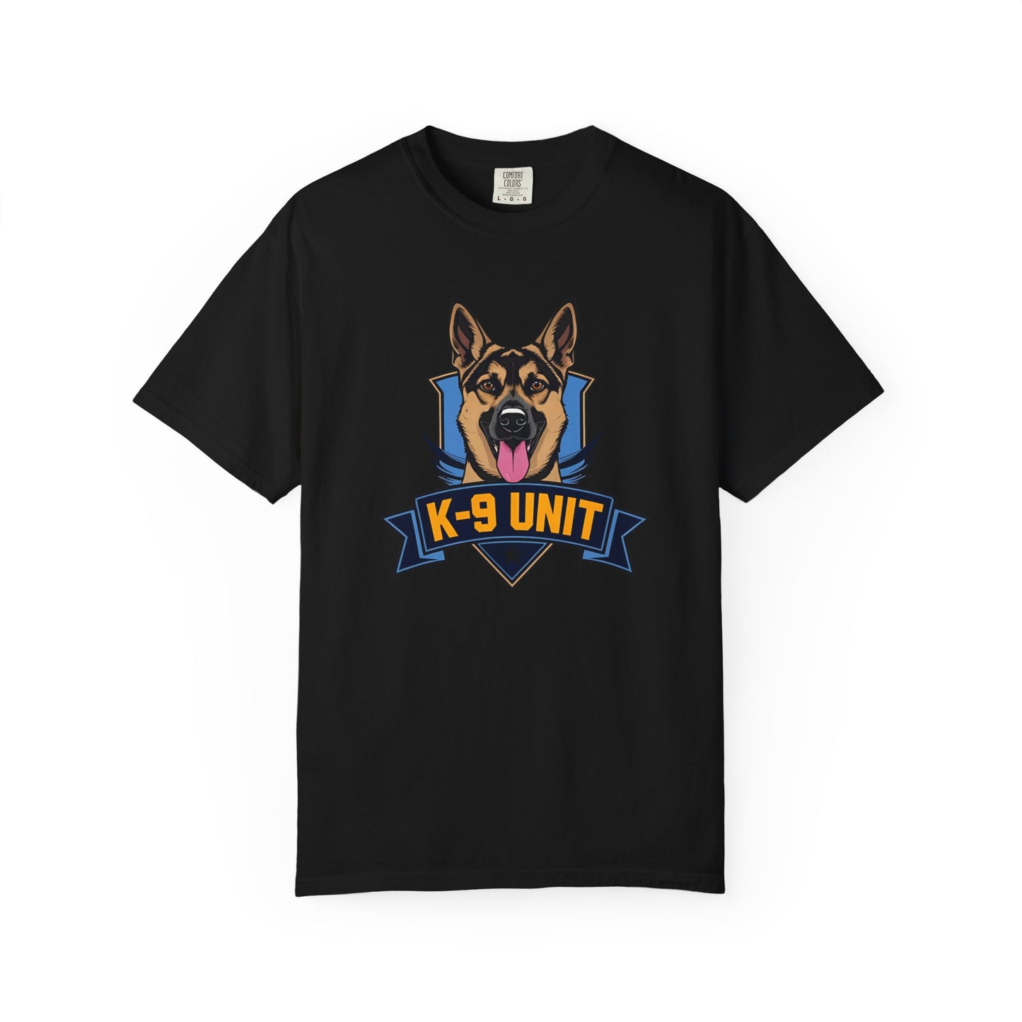 K-9 Unit Unisex Garment-Dyed T-shirt for Dog Lovers, Pet Owner Gift, Casual Wear