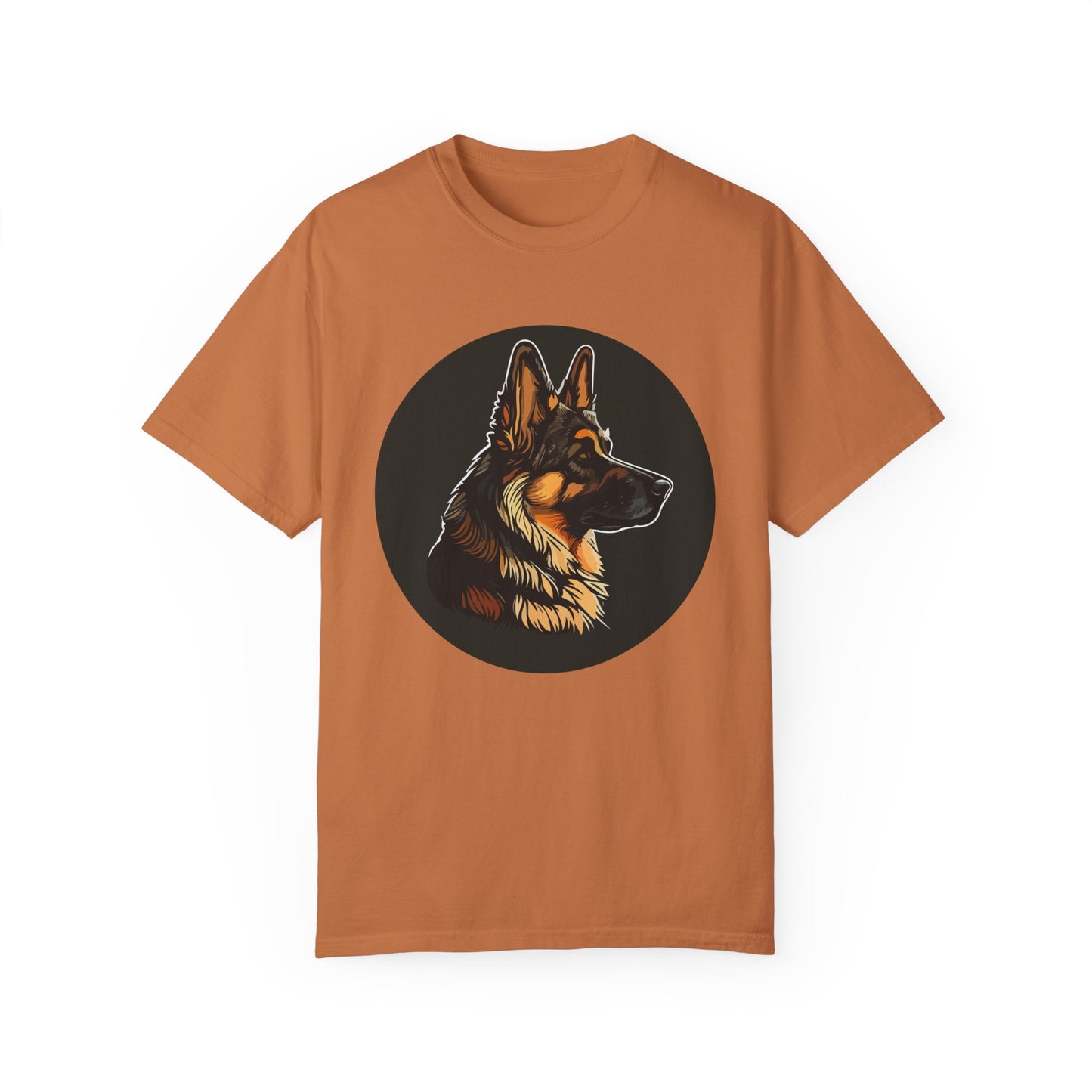 Unisex T-Shirt With Close Up Graphic of German Shepherd | Casual Pet Apparel