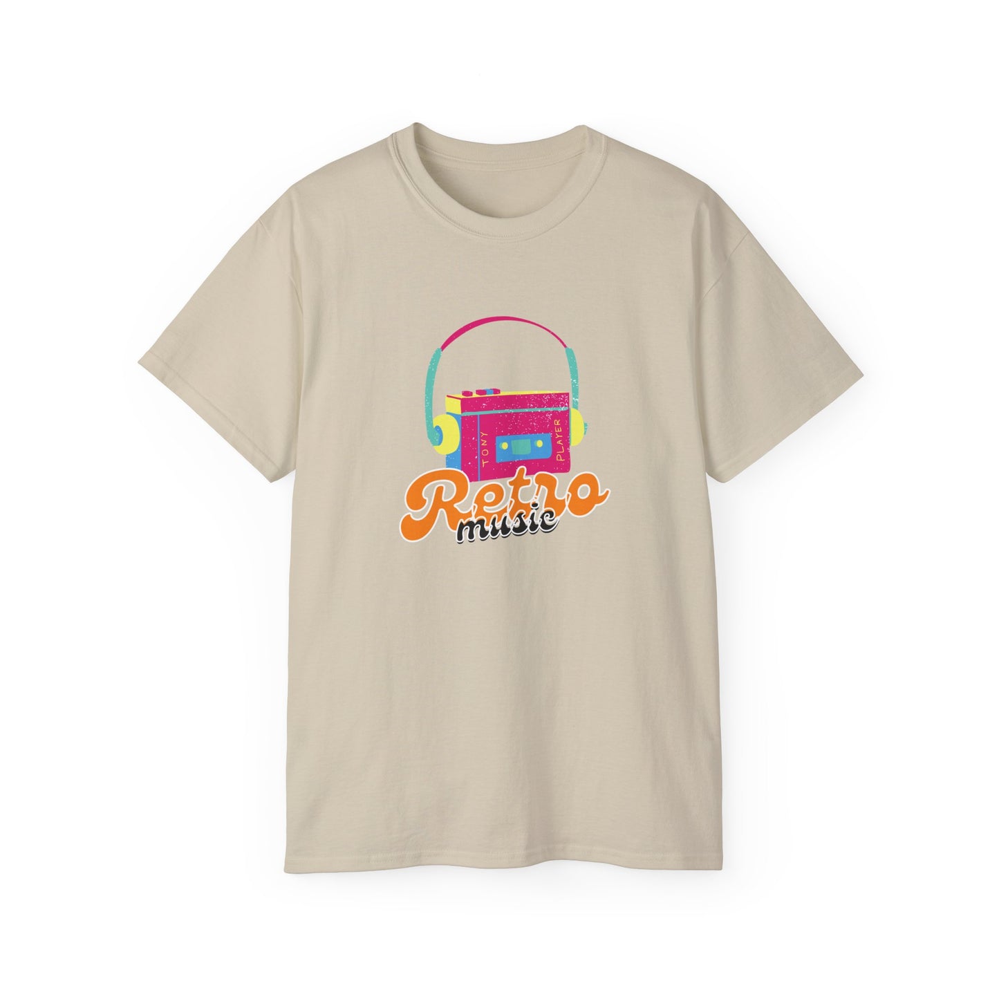 Retro Music Unisex Tee, Vintage Style Shirt, 80s Music Lover Gift, Casual Wear, Festival Outfit, Music Party T-Shirt