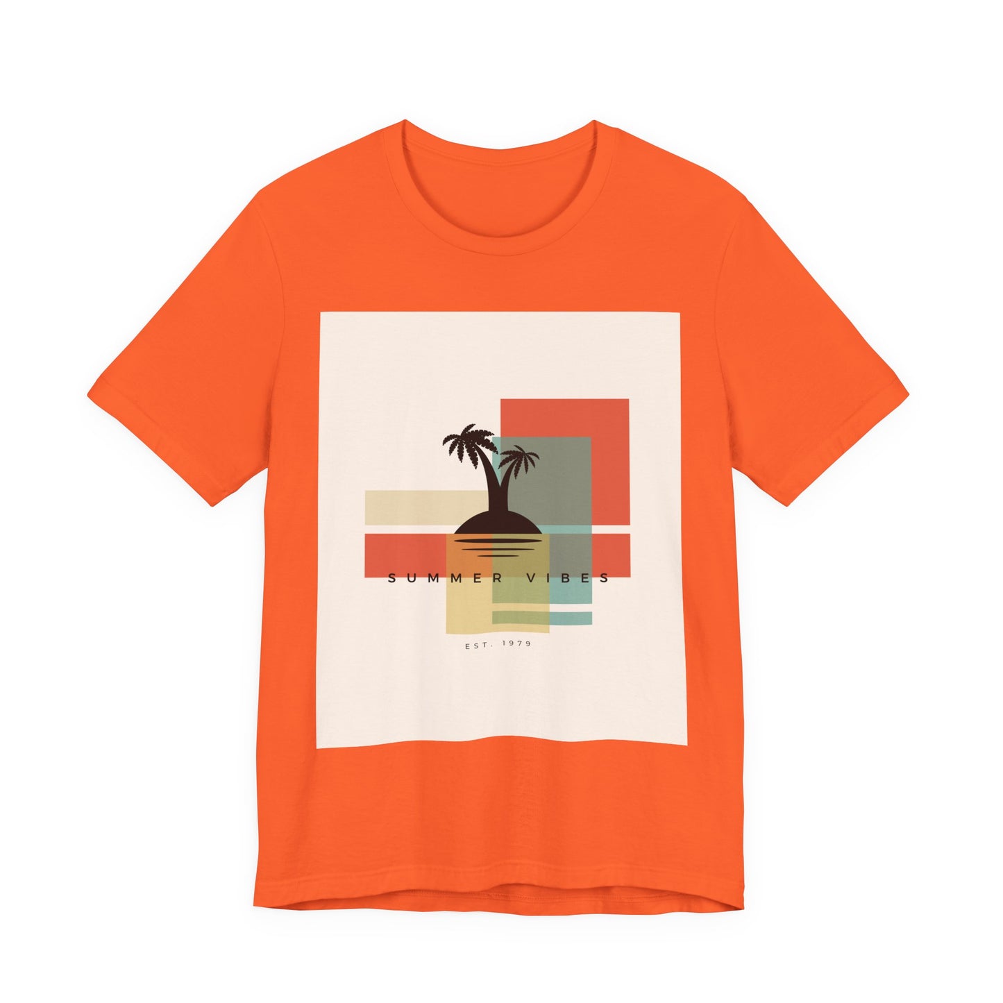 Tropical Sunset Tee, Summer Vibes Shirt, Vacation Outfit, Unisex Graphic Tee, Gift for Beach Lovers, Casual Wear