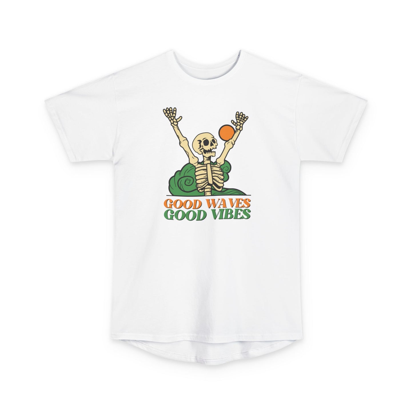 Good Waves Good Vibes Unisex Tee | Casual Summer Shirt, Urban Streetwear, Gift for Beach Lovers, Music Festivals, Adventure Spirit