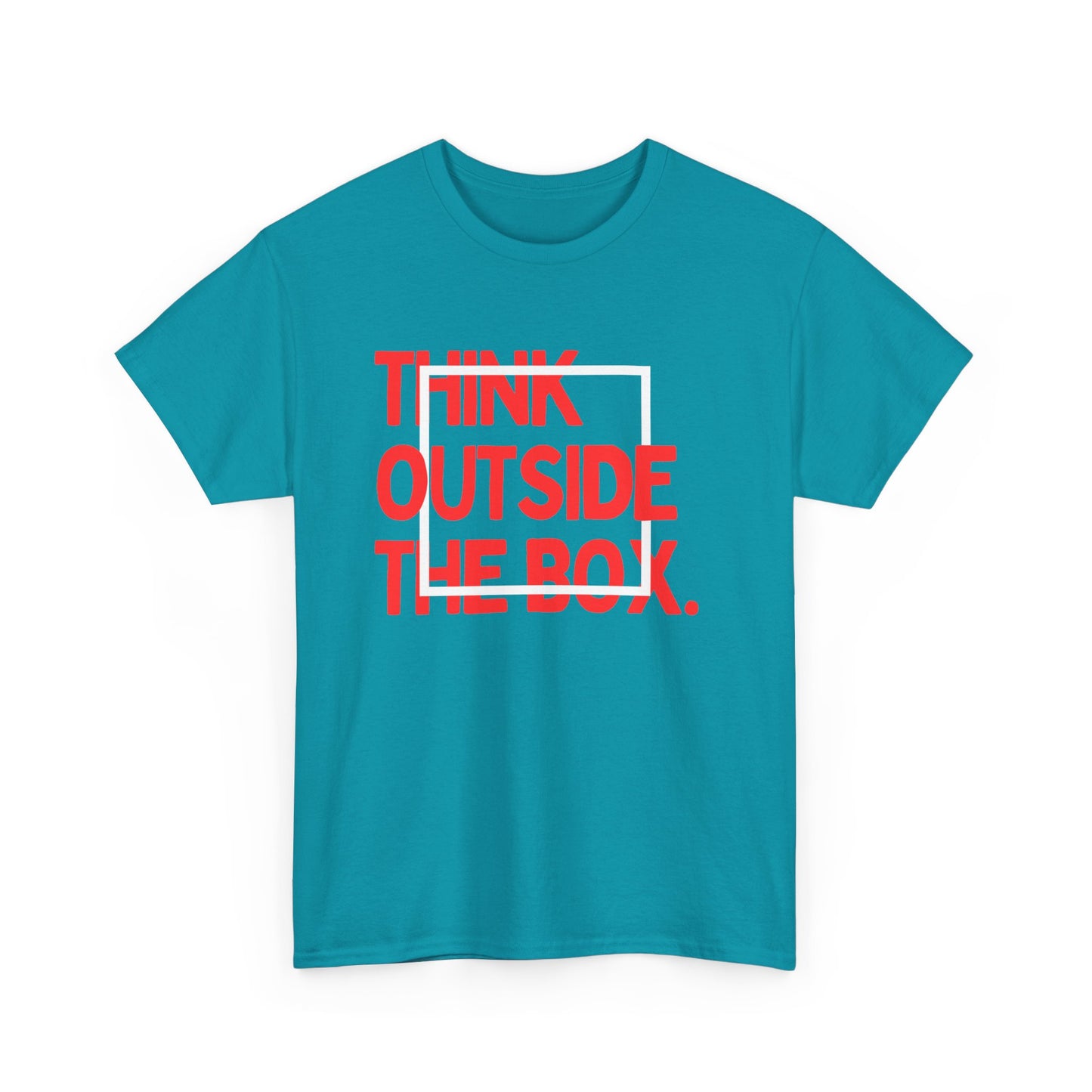 Creative Thinking Unisex Cotton Tee - Thin Out of Box, Inspirational Shirt, Motivational Gifts, Trendy Top for All Occasions, Perfect for Dreamers