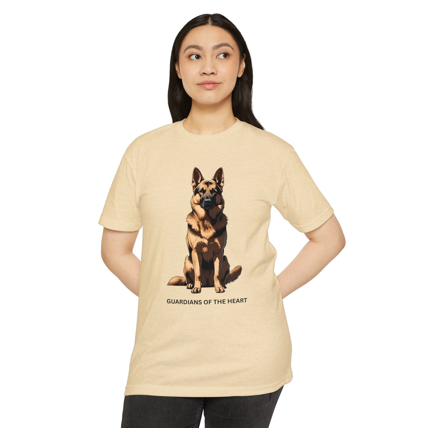 Guardians of the Heart German Shepherd T-Shirt, Unisex Dog Lover Tee, Gift for Pet Lovers, Casual Everyday Wear
