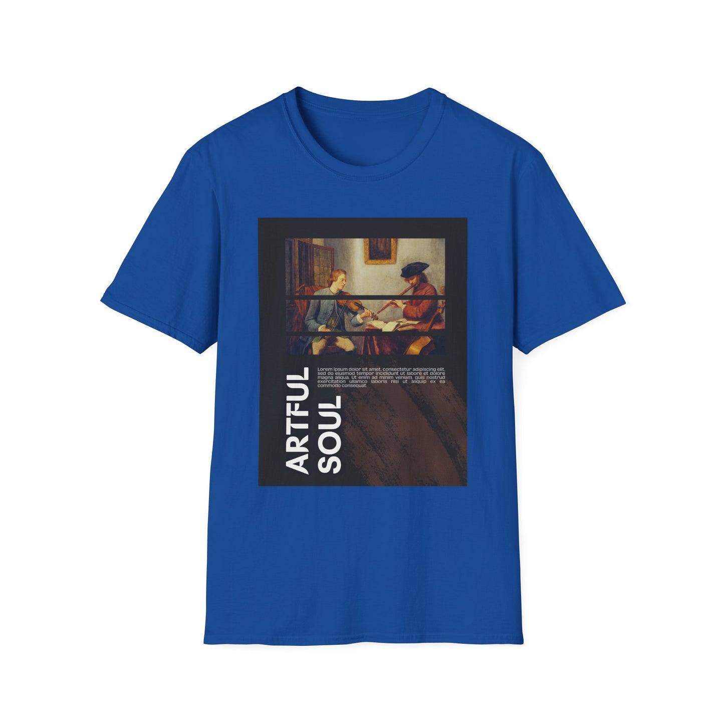 Artful Soul Unisex Softstyle T-Shirt, Artistic Tee, Gift for Art Lovers, Casual Wear, Creative Fashion, Art Enthusiast Shirt
