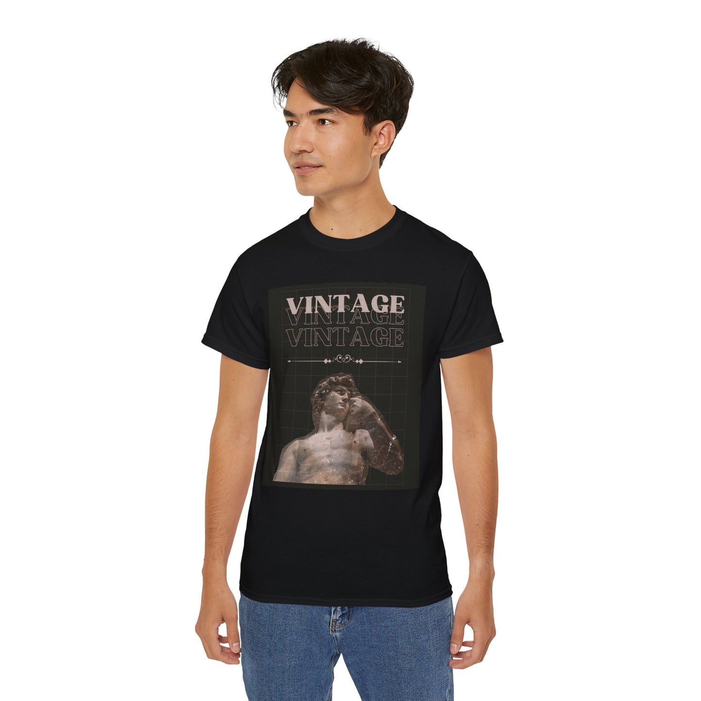Vintage Ancient Roman Sculpture Art Unisex Tee, Retro Graphic T-Shirt, Casual Wear, Gift for Art Lovers, Unique Vintage Style Tee