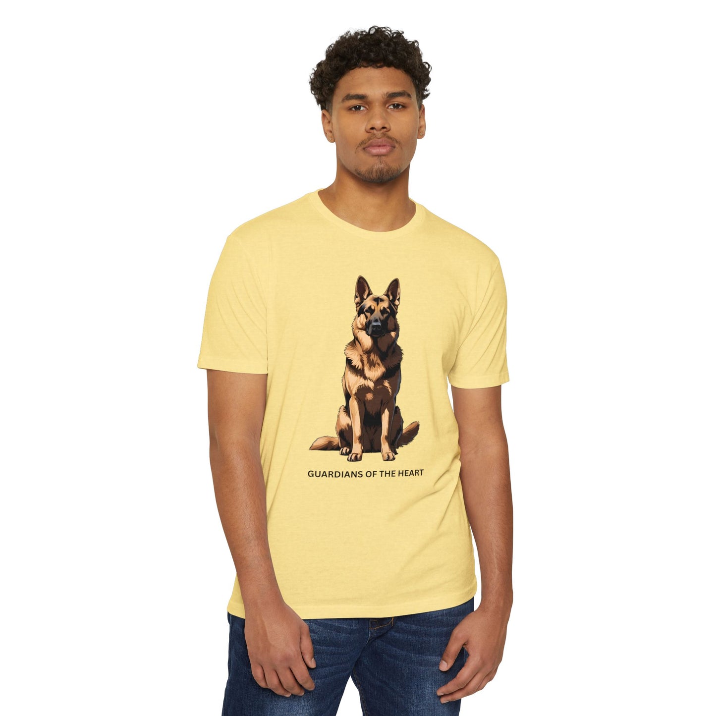 Guardians of the Heart German Shepherd T-Shirt, Unisex Dog Lover Tee, Gift for Pet Lovers, Casual Everyday Wear
