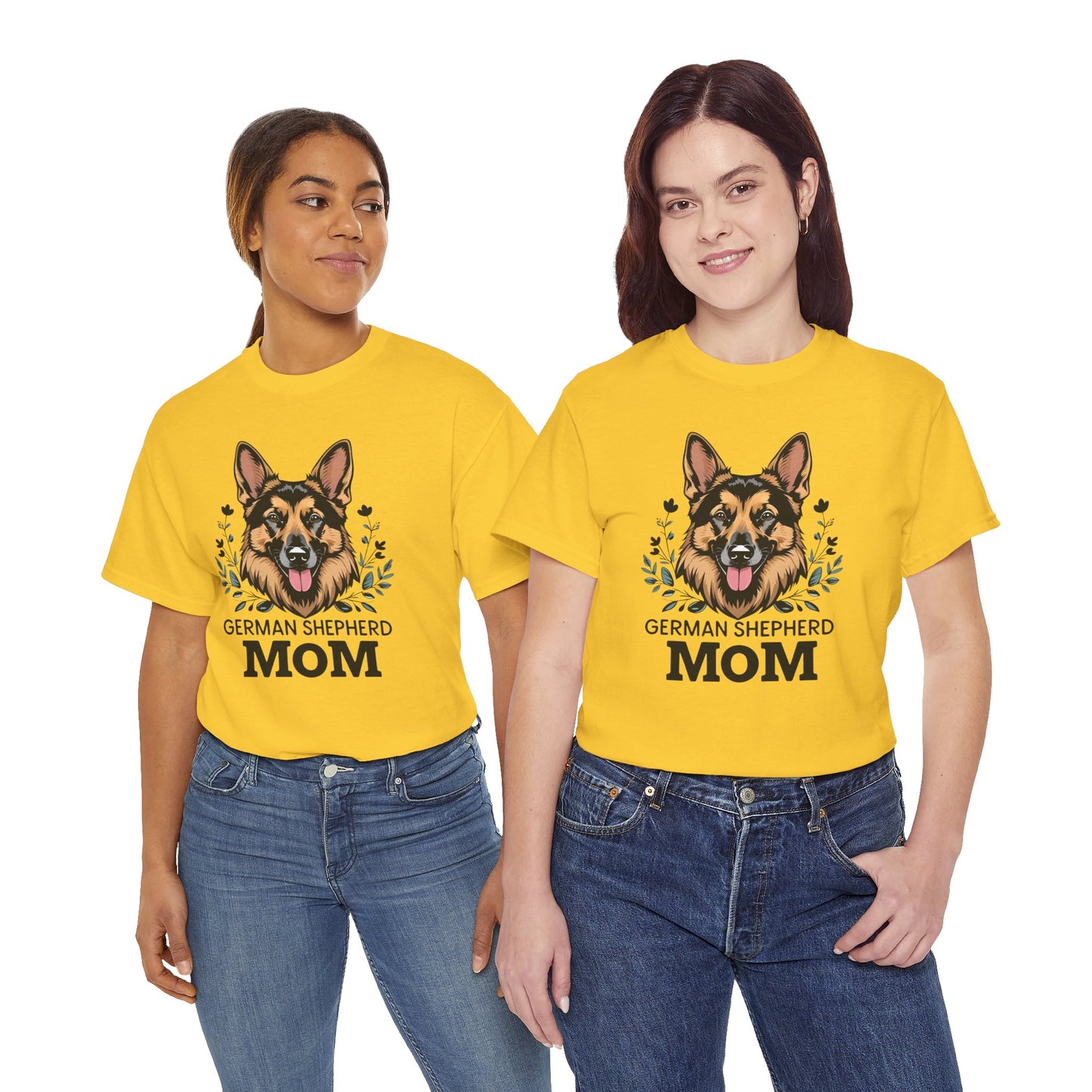 German Shepherd Mom Tee - Perfect Gift for Dog Lovers, Animal Lovers, Pet Parenthood, Birthday, Mother's Day