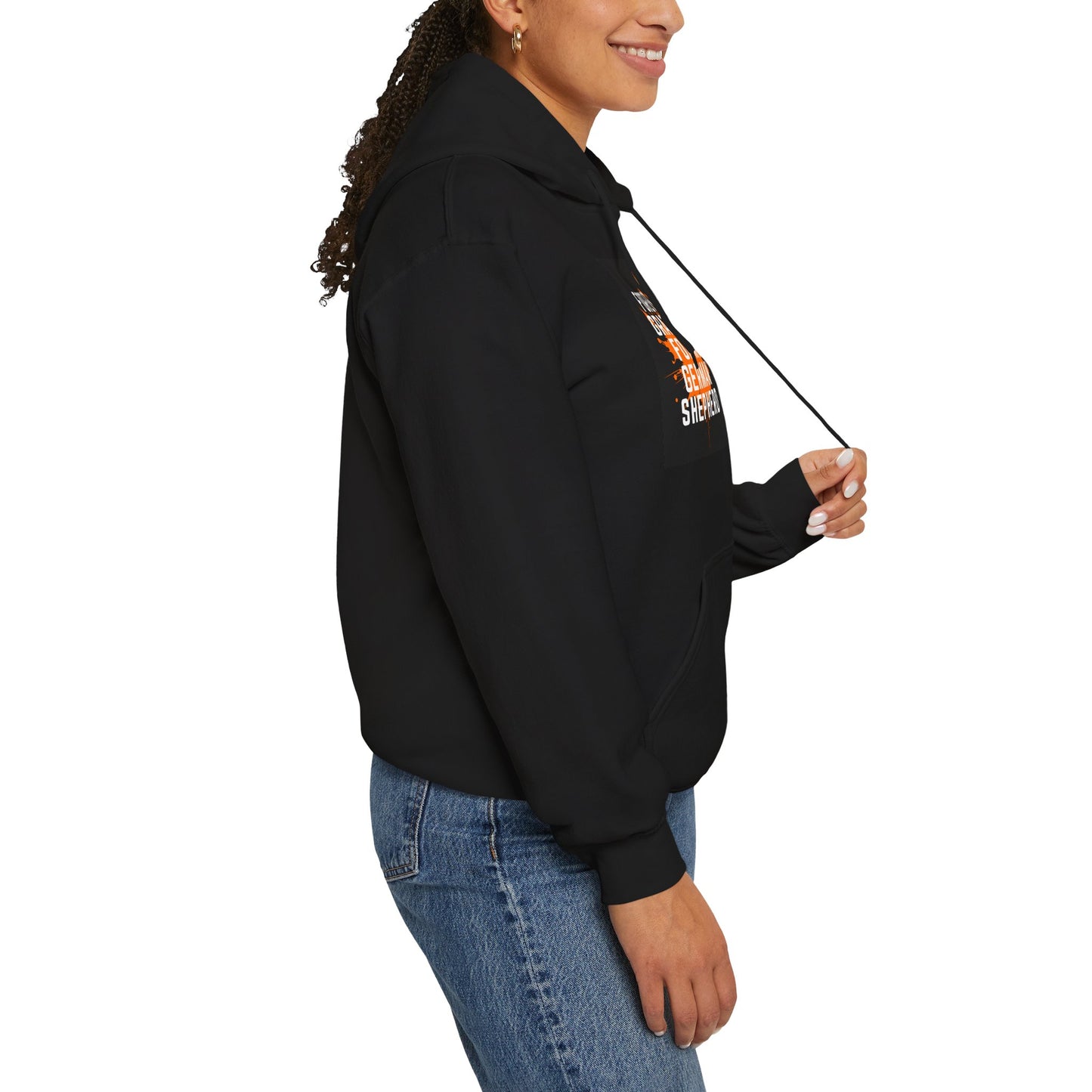 Unisex Dog Lover Hoodie With a German Shepherd and Quote Forever Grateful for My German Shepherd