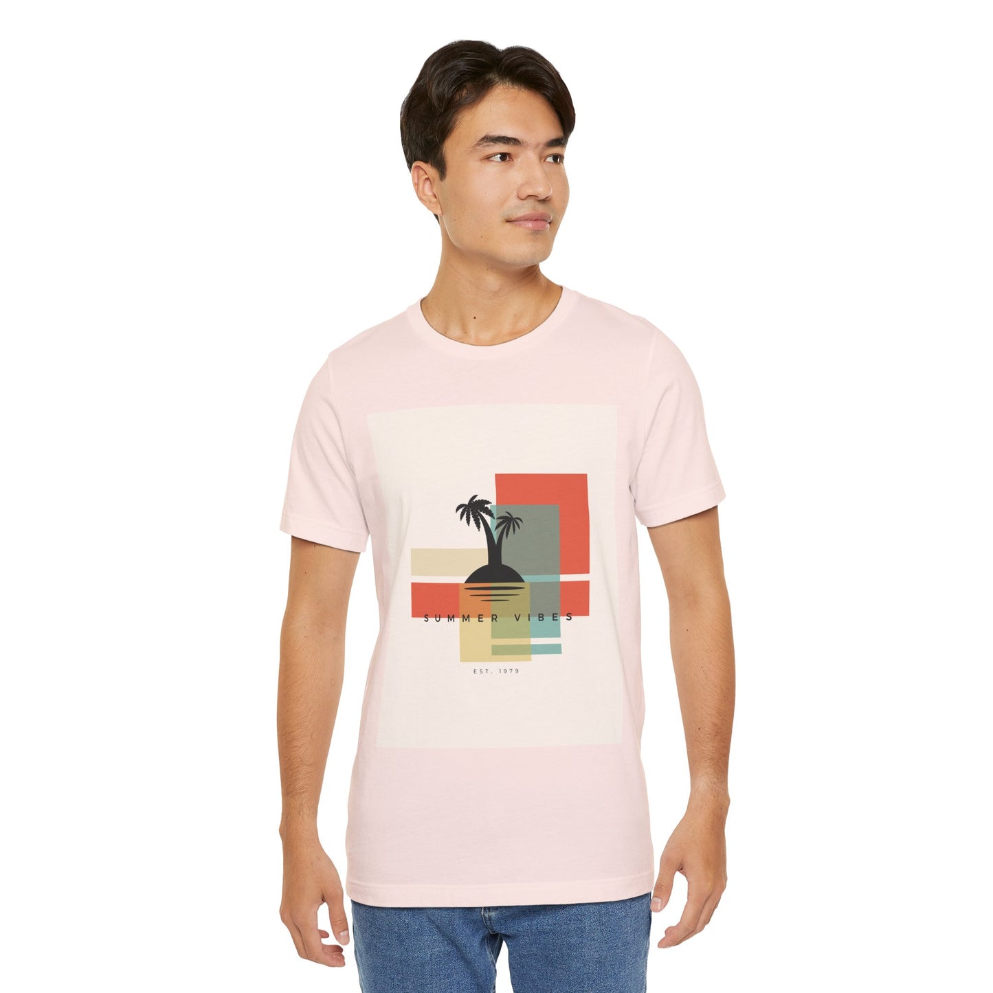 Tropical Sunset Tee, Summer Vibes Shirt, Vacation Outfit, Unisex Graphic Tee, Gift for Beach Lovers, Casual Wear