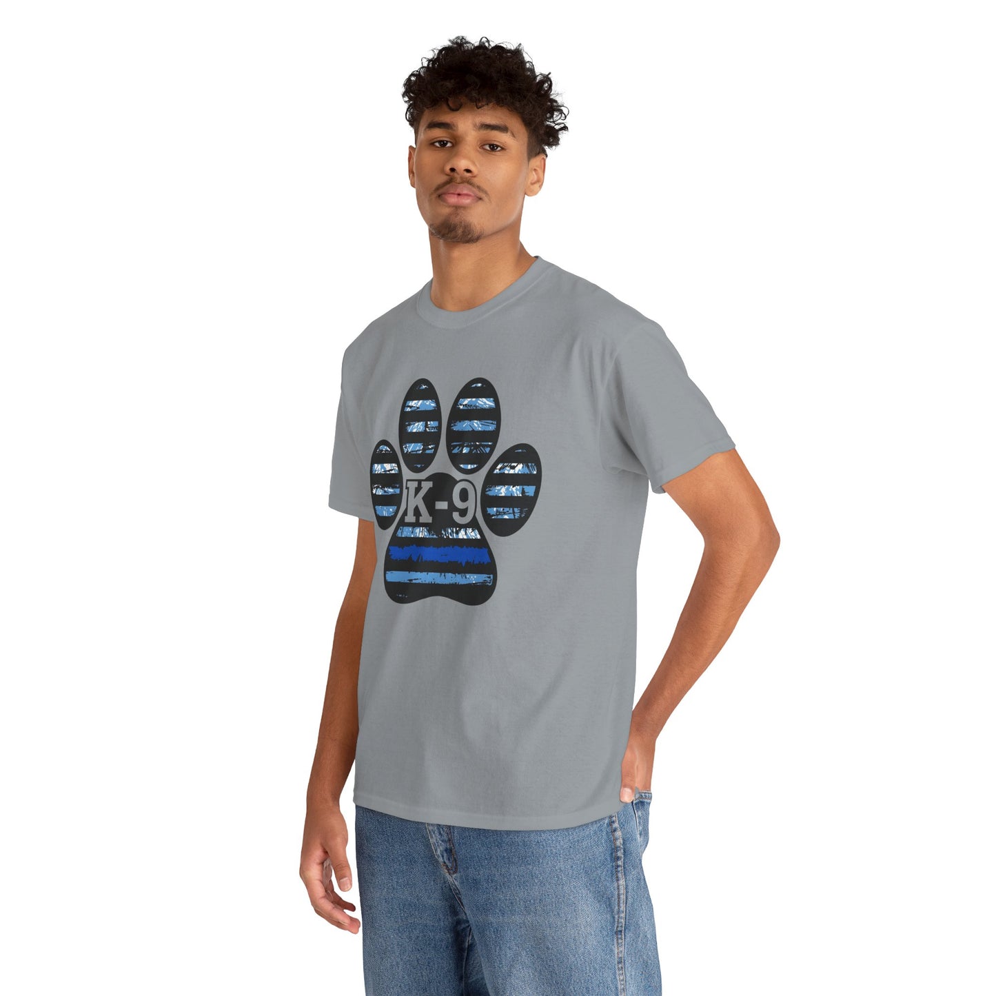 K-9 Paw Print Tee – Unisex Cotton Tee for Dog Lovers, Pet Owners, Animal Rescue Supporters