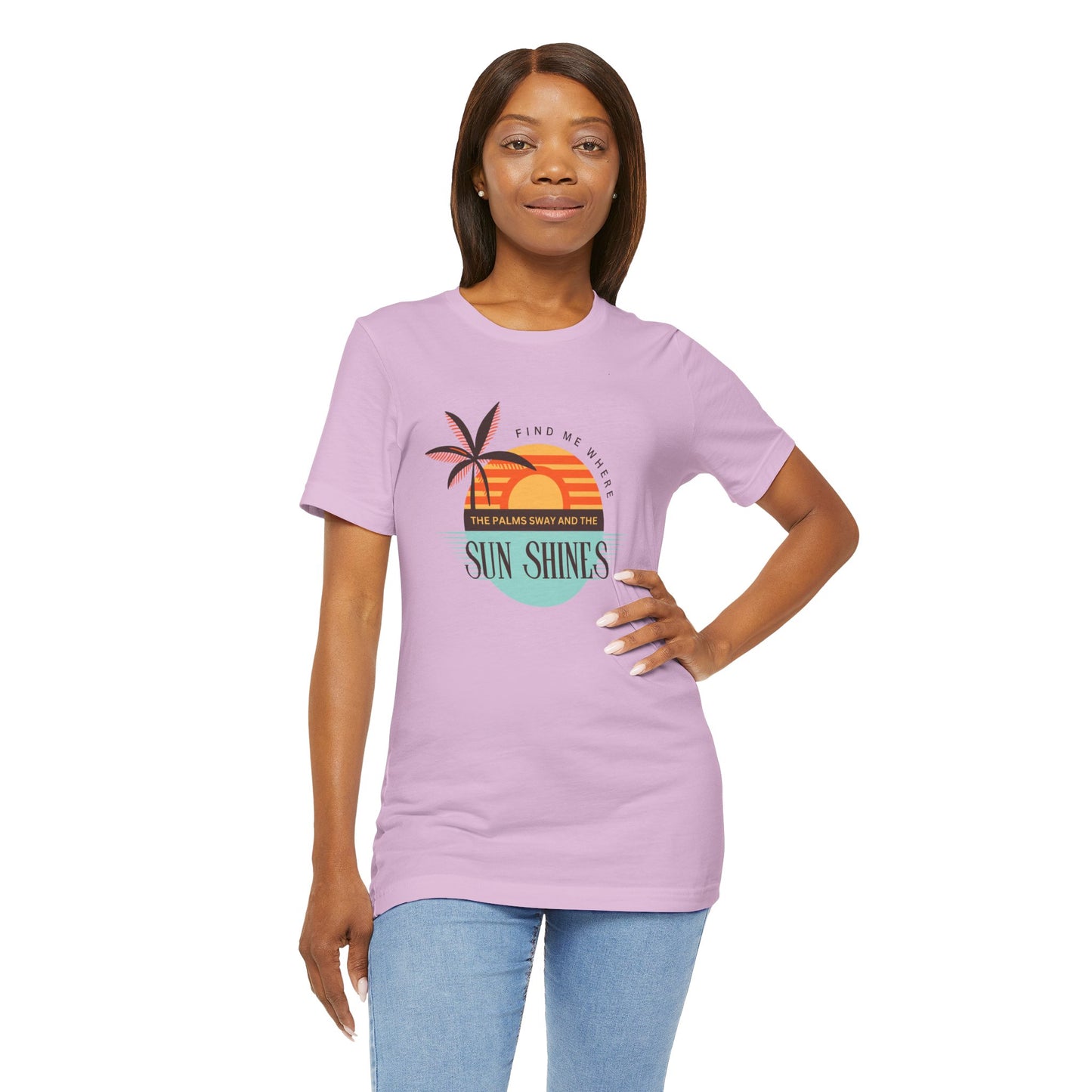 Tropical Vibes Tee - Relaxing Beach Sunset Design for Travelers and Summer Lovers, Perfect Gift for Vacations, Beach Days, and Casual Style