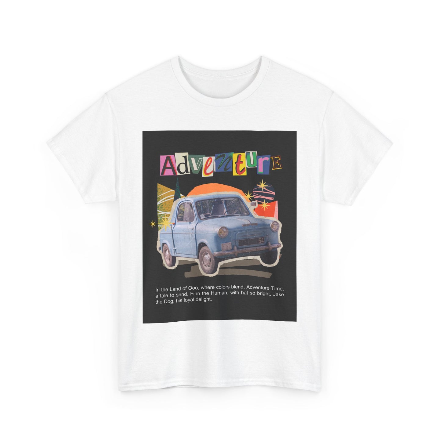 Adventure-Themed Unisex Cotton Tee, Retro Car Graphic Tee, Travel T-Shirt, Gift for Adventurers, Vintage Exploration Top