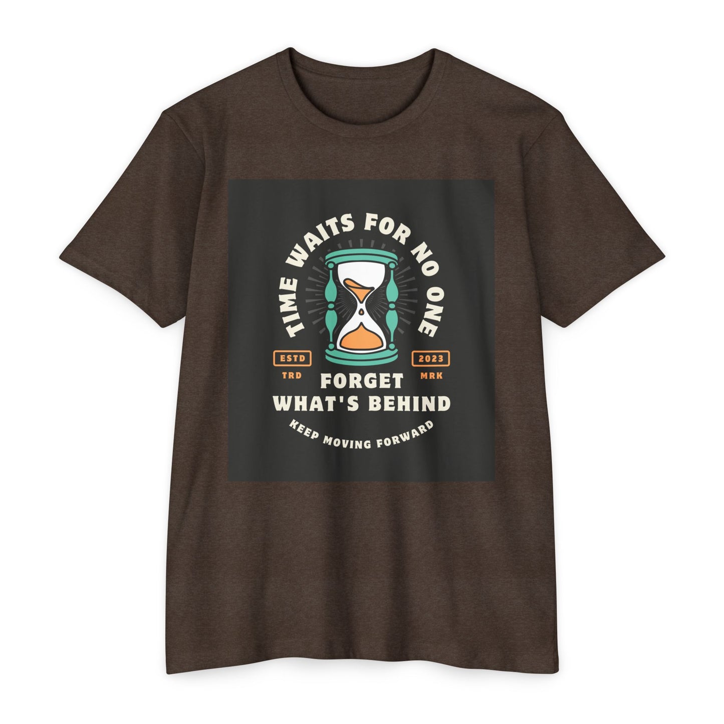 Inspirational Unisex T-Shirt: 'Time Waits for No One' - Motivational Tee, Casual Everyday Wear, Gift for Friends, Positive Message