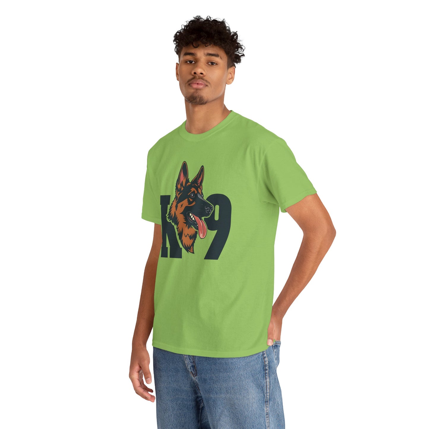 German Shepherd K9 Lover Unisex Heavy Cotton Tee | Dog Owner Gift, Dog Lover Apparel
