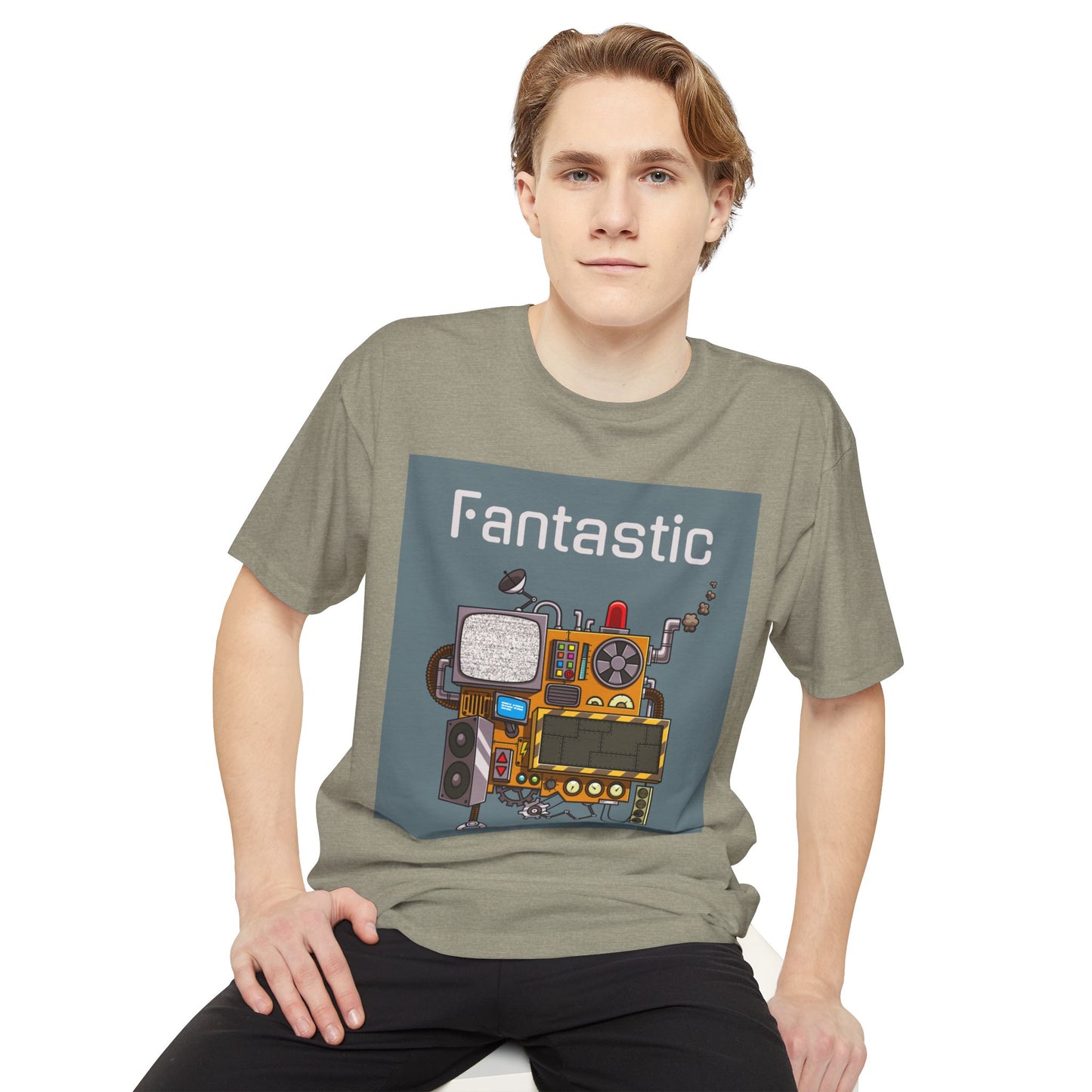 Fantastic Vibe Unisex Long Body Urban Tee, Streetwear, Graphic Tee, Gift for Music Lovers, Casual Wear, Unique Fashion Statement