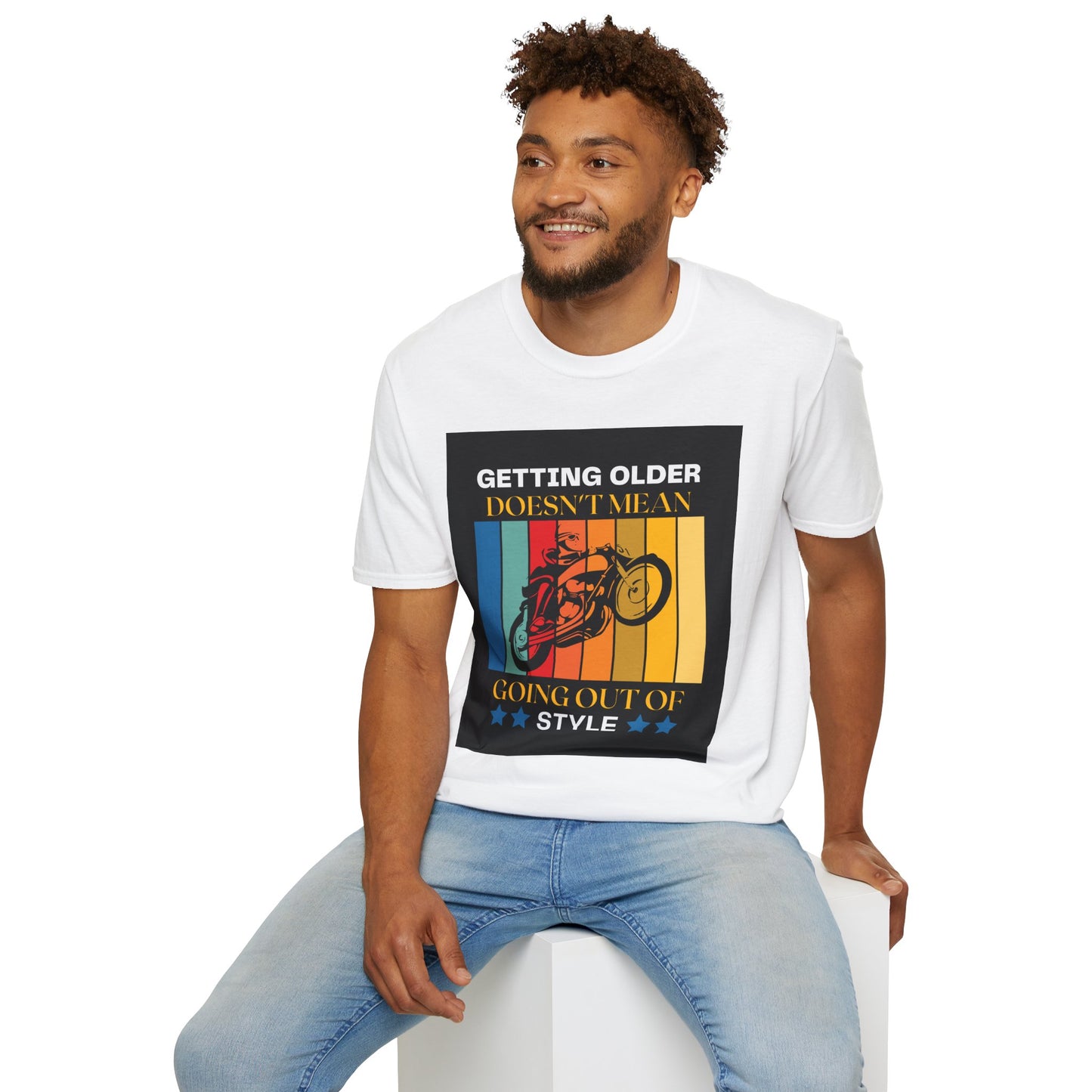 Vintage Motorcycle T-Shirt - Fun Gift for Bikers, Birthday, Unisex Apparel, Casual Wear, Fashion Statement