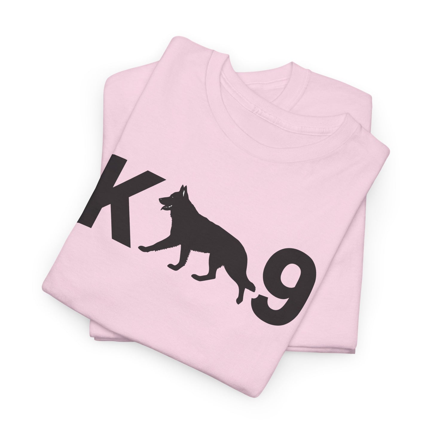 Black German Shepherd K9 Unisex Heavy Cotton Tee - Perfect for Dog Lovers, Pet Owners