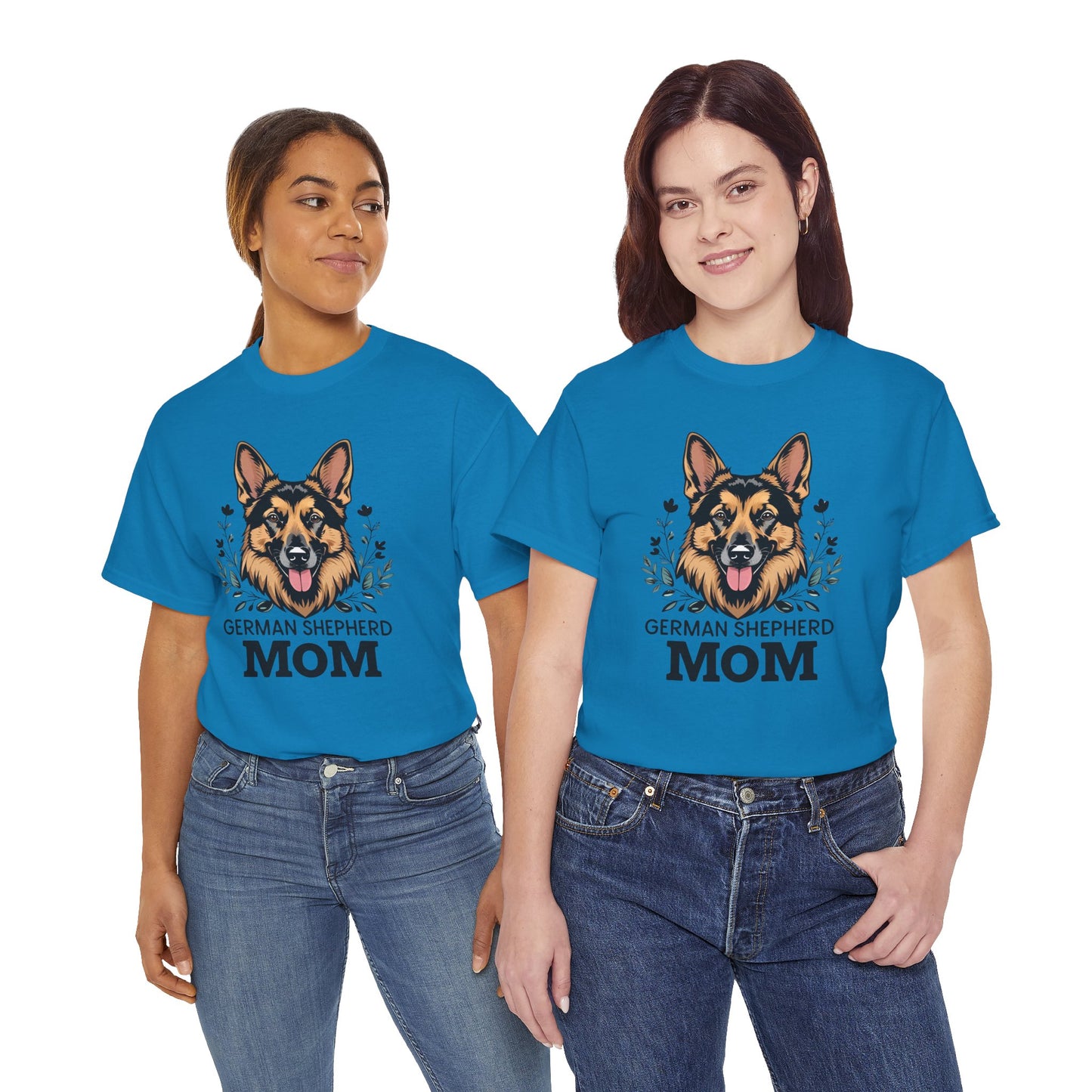 German Shepherd Mom Tee - Perfect Gift for Dog Lovers, Animal Lovers, Pet Parenthood, Birthday, Mother's Day