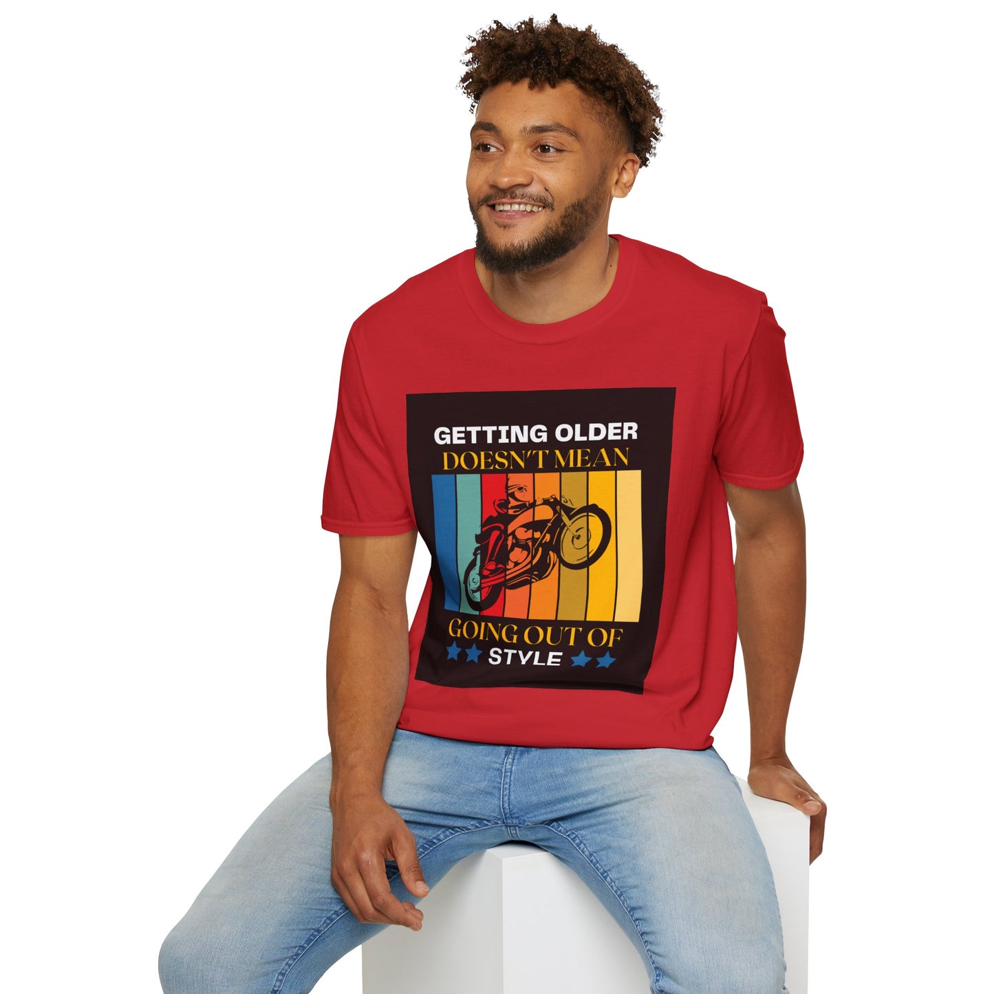 Vintage Motorcycle T-Shirt - Fun Gift for Bikers, Birthday, Unisex Apparel, Casual Wear, Fashion Statement