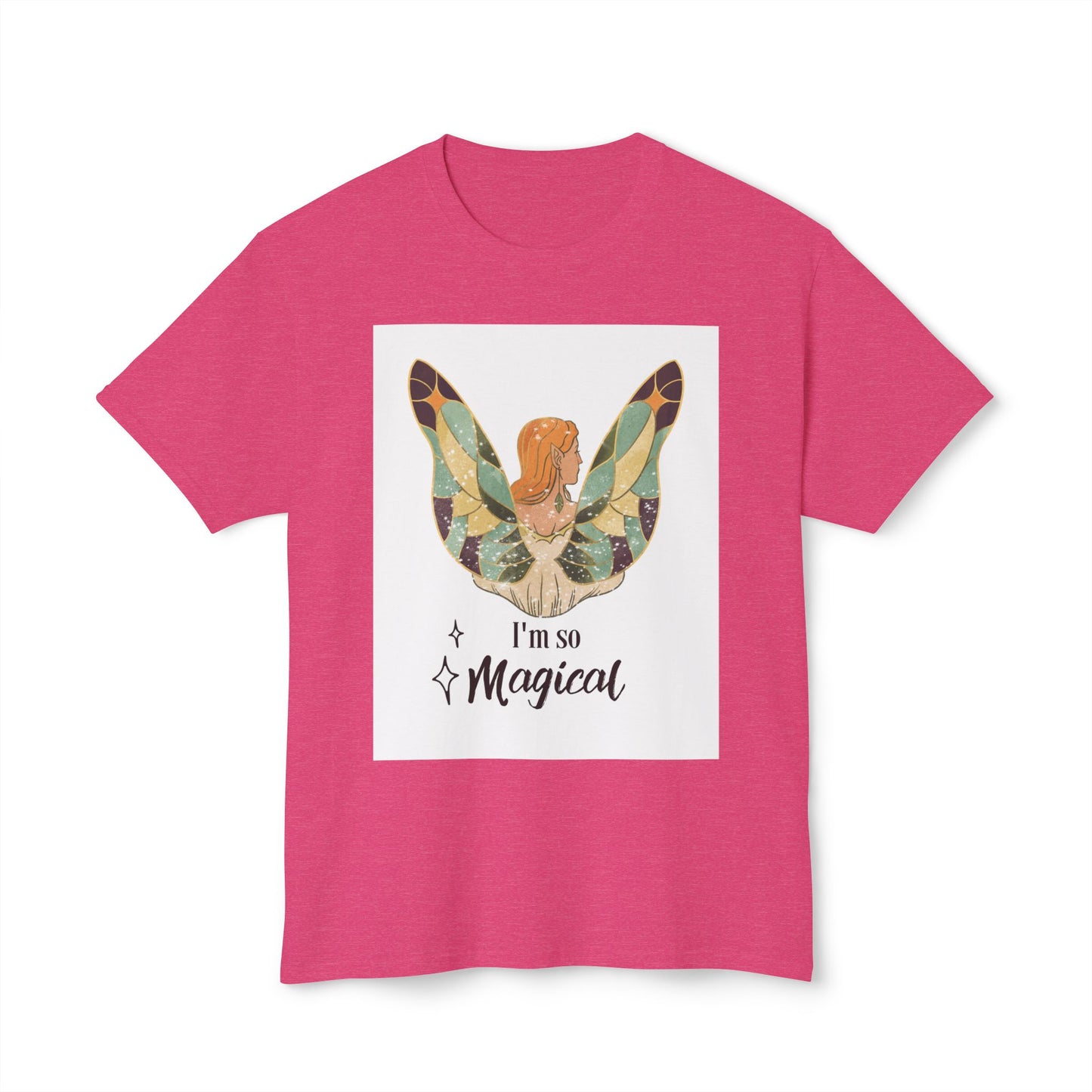 Woman Butterfly - I Am So Magical Unisex T-Shirt, Gift for Her, Cute Graphic Tee, Summer Fashion, Quote Shirt, Positive Vibes