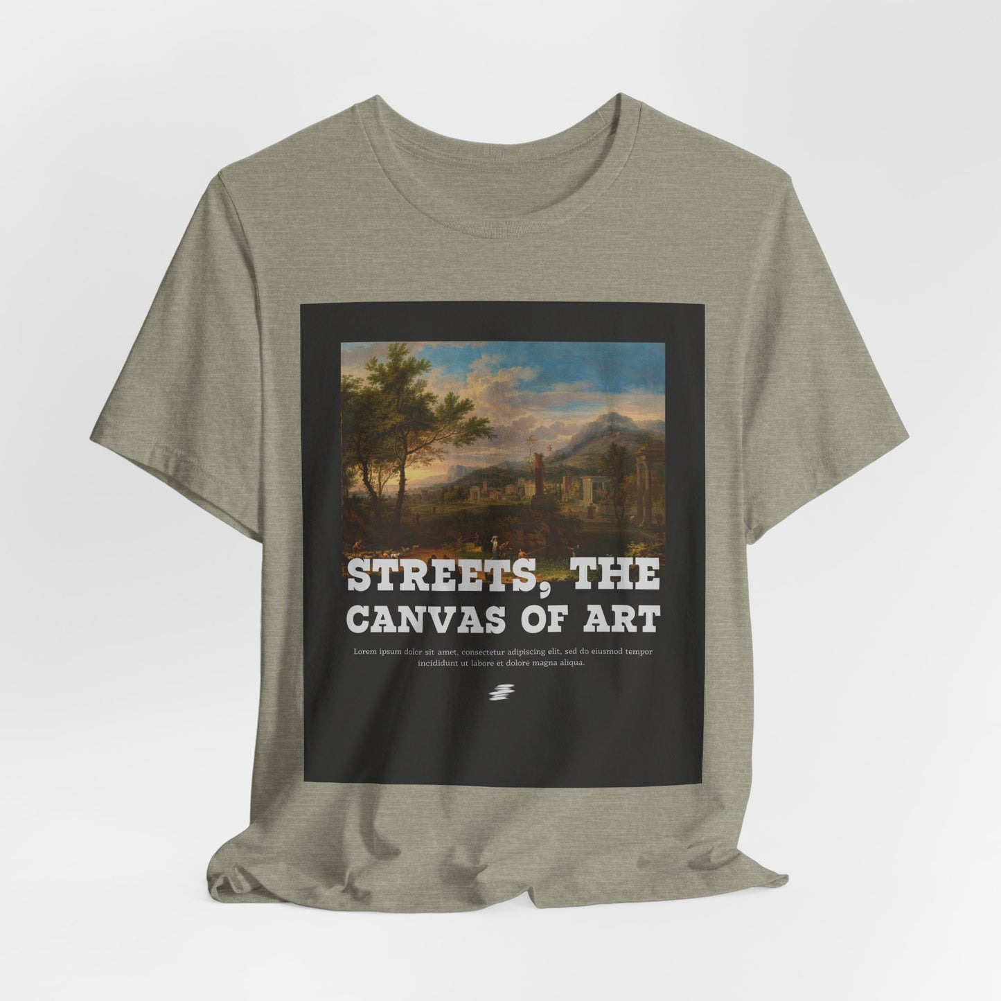Artistic Graphic Tee - Streets, the Canvas of Art | Unisex Short Sleeve Shirt, Gift for Artists, Art Lovers, Casual Wear, Unique Gifts