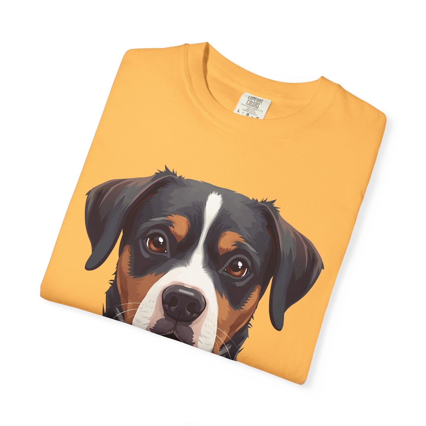 Unisex Tricolor Dog's 3D Design T-Shirt, Gift for Dog Owners, Animal Lover Apparel