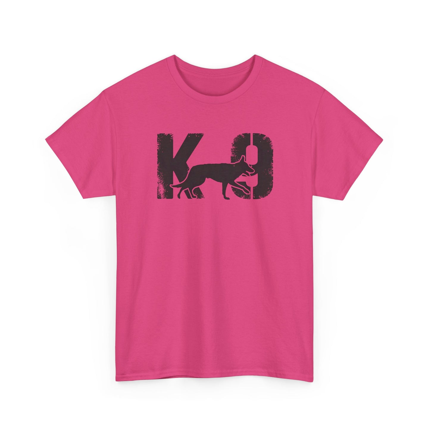 K-9 Dog Lover's Unisex Heavy Cotton Tee | T-Shirt for K-9 Handler | Dog Between K and 9 Design