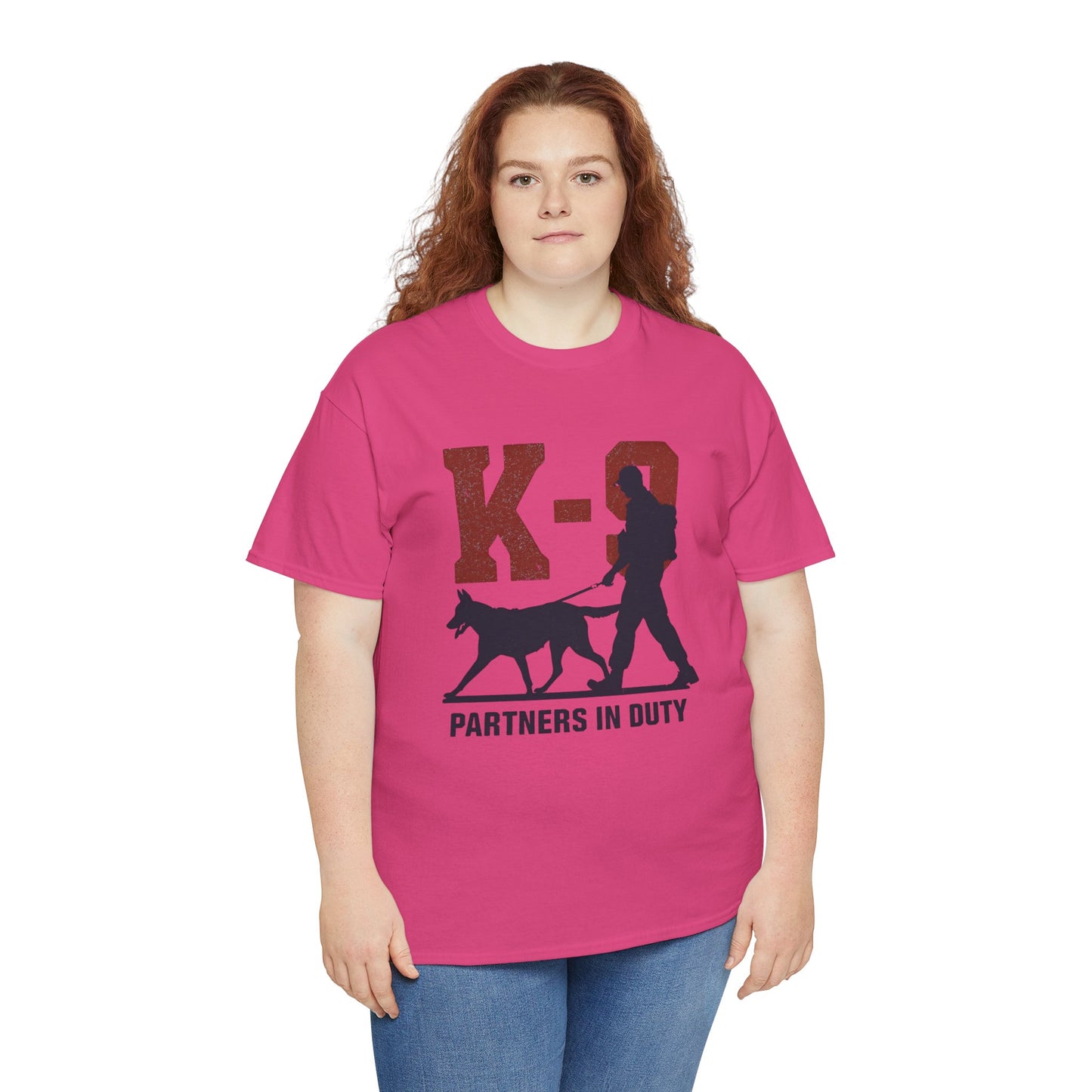K-9 Partners in Duty Tee, Dog Handler T-Shirt, Dog Lover Tee, Police Dog Apparel, Dog Owner T-Shirt
