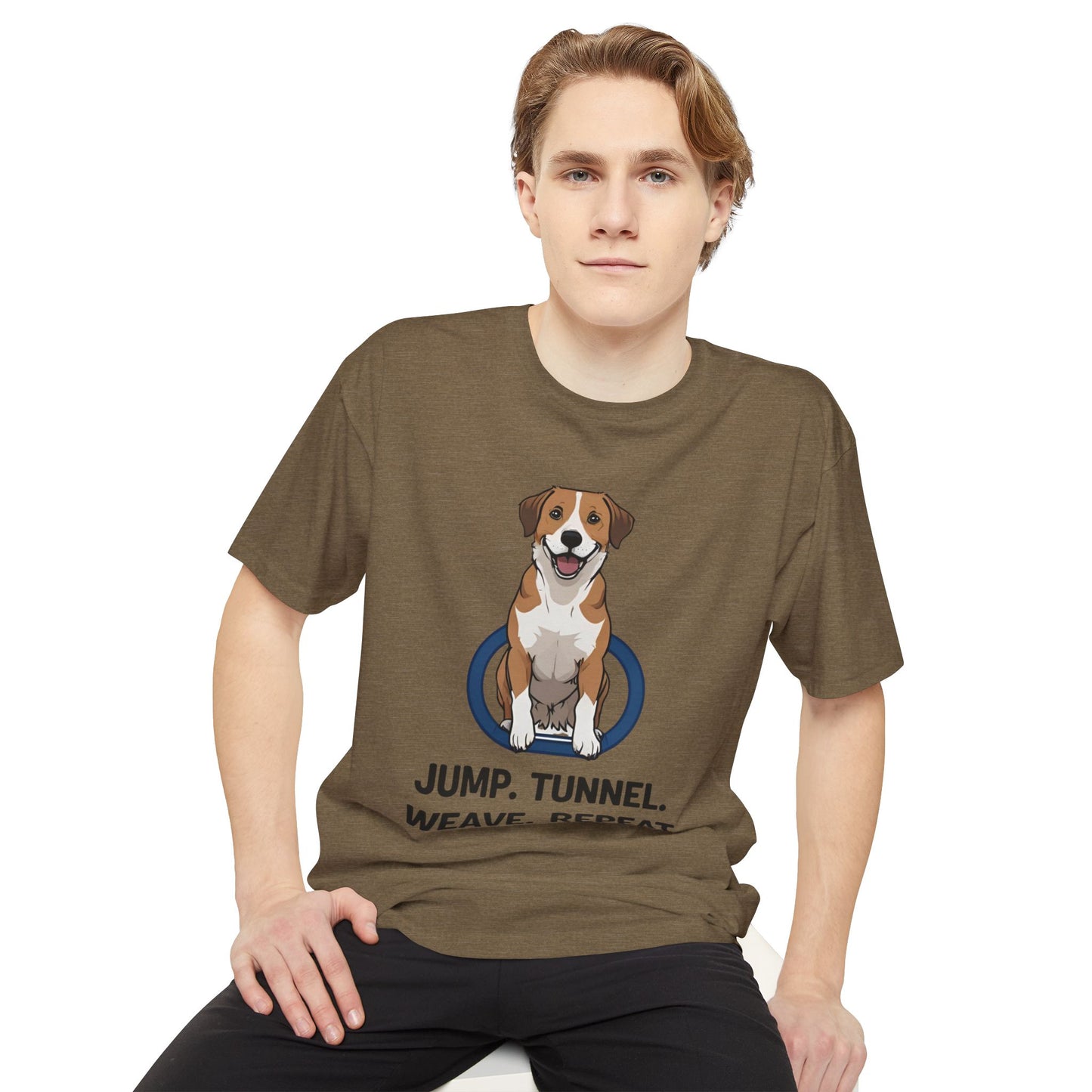 Dog Agility Unisex Long Body Urban Tee, Pet Lover Gift, Dog Training Shirt, Funny Dog Tee, Gift for Dog Owners