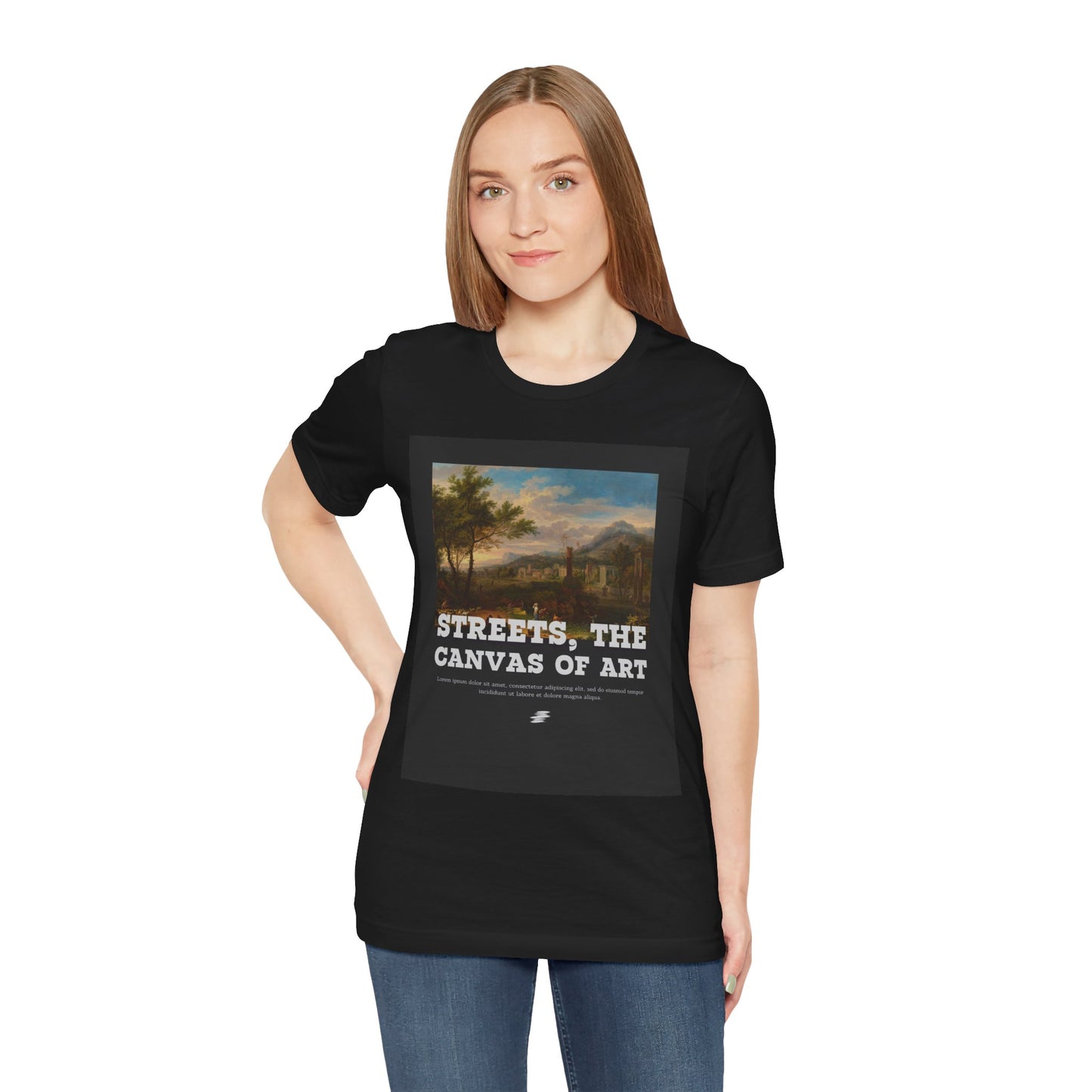 Artistic Graphic Tee - Streets, the Canvas of Art | Unisex Short Sleeve Shirt, Gift for Artists, Art Lovers, Casual Wear, Unique Gifts