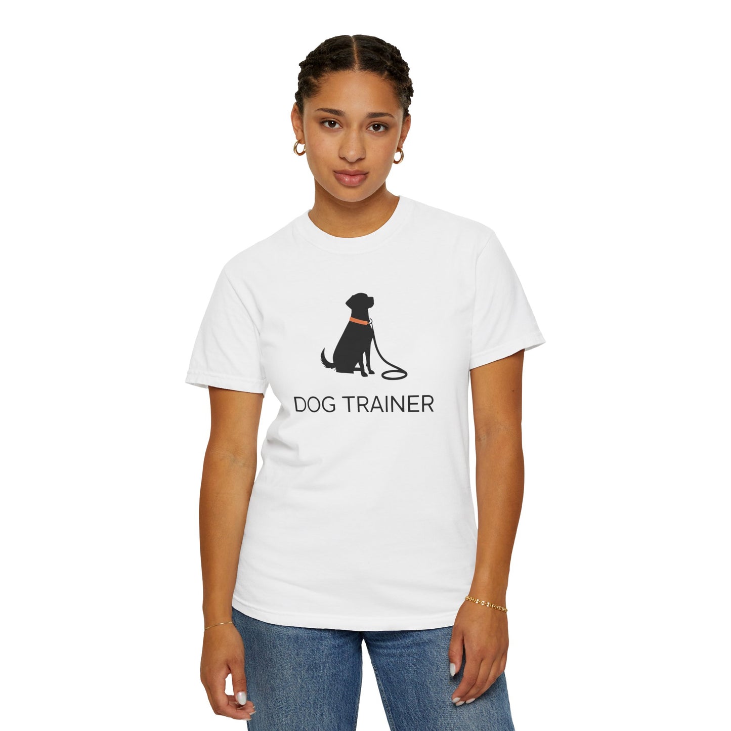 Dog Trainer T-Shirt, Black Dog, Pet Lover Gift, Animal Care Apparel, Gift for Dog Trainers