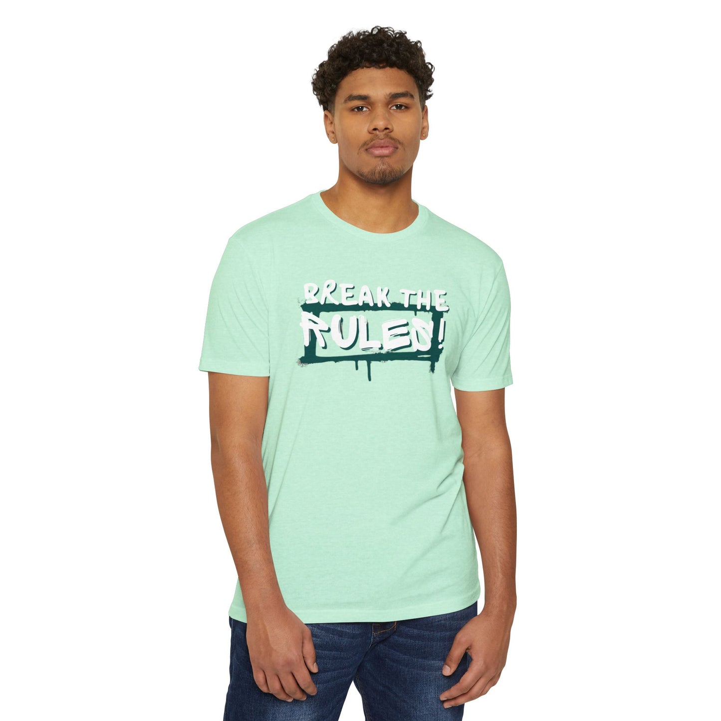 Break the Rules Graphic Tee, Unisex T-Shirt for Trendsetters, Casual Everyday Wear, Gift for Teens, Fun Statement Shirt