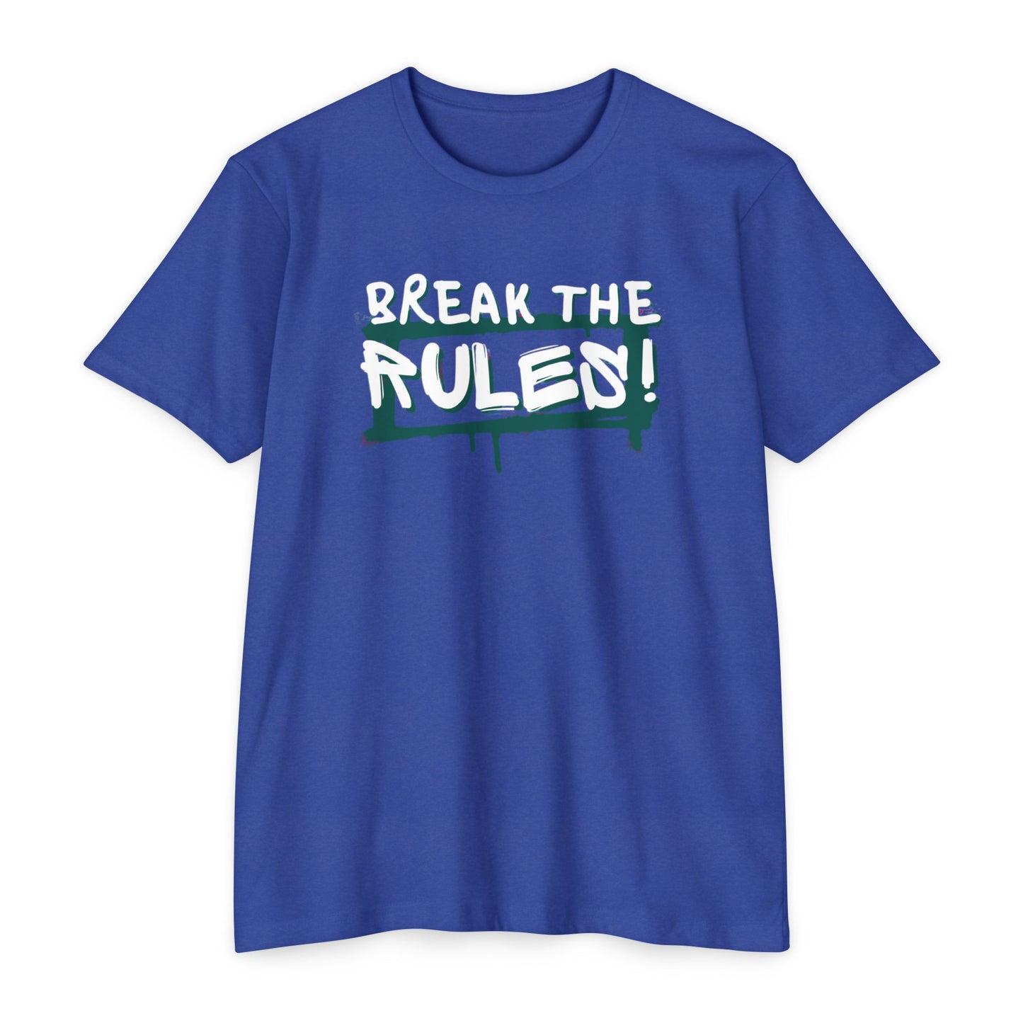 Break the Rules Graphic Tee, Unisex T-Shirt for Trendsetters, Casual Everyday Wear, Gift for Teens, Fun Statement Shirt