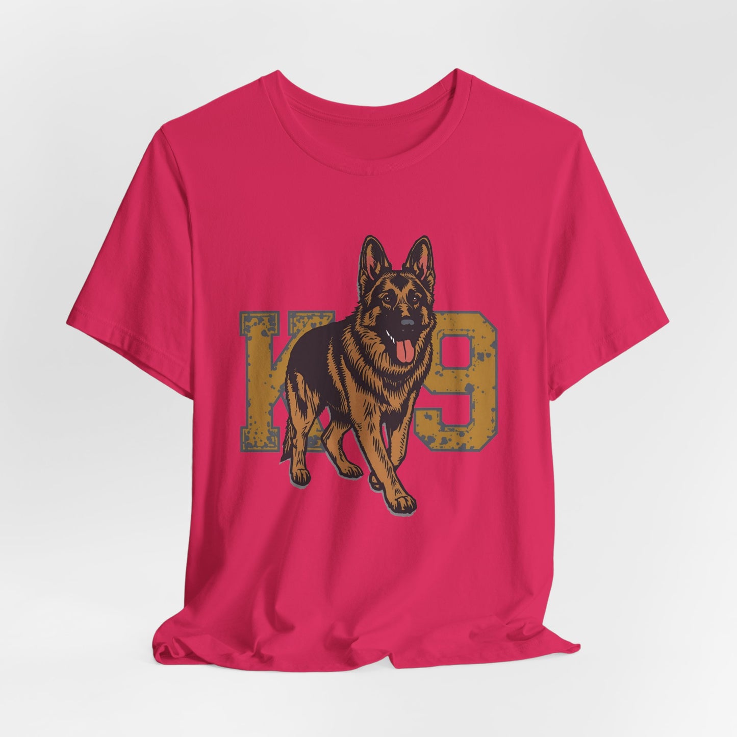K9 Dog Lover German Shepherd Tee, Pet Owner Gift, Unisex Jersey Shirt
