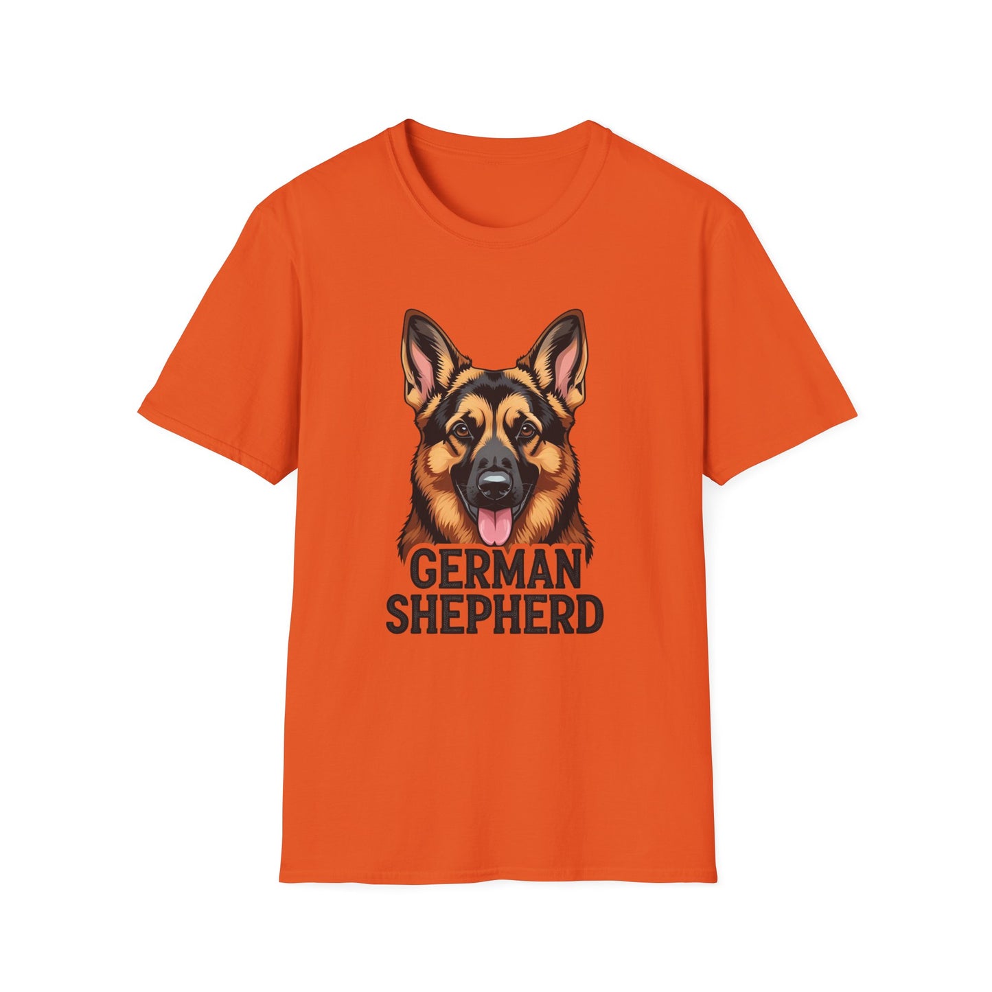 German Shepherd Unisex T-Shirt, Dog Lover Gift, Pet Parent Apparel, Cute Animal Shirt, Birthday Gift Idea, Casual Wear