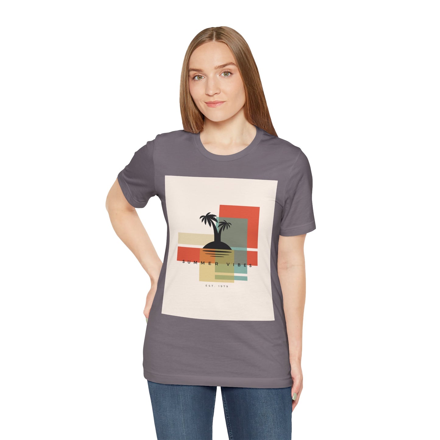 Tropical Sunset Tee, Summer Vibes Shirt, Vacation Outfit, Unisex Graphic Tee, Gift for Beach Lovers, Casual Wear