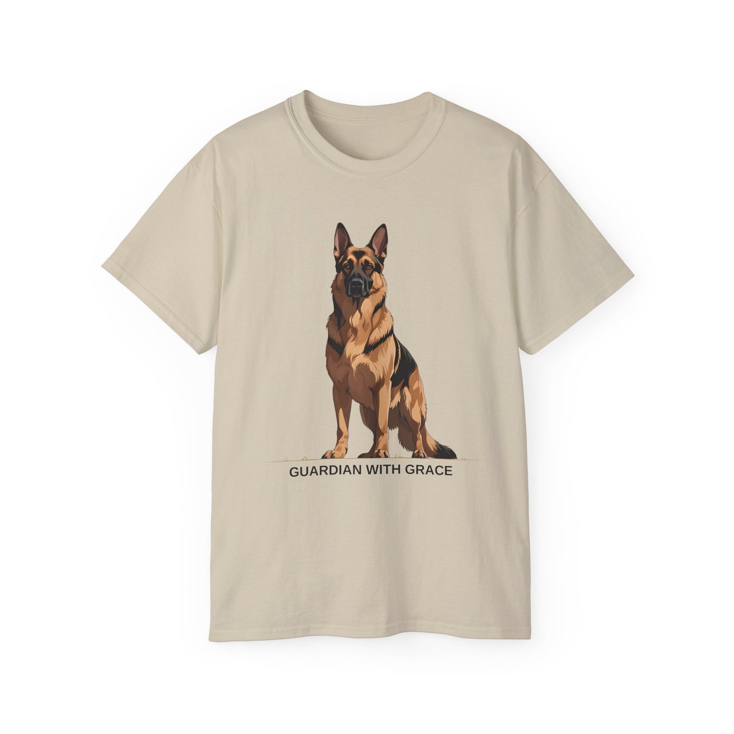 German Shepherd Guardian Tee - Unisex Ultra Cotton Shirt, Dog Lover Gift, Animal Spirit Apparel, Pet Memorial, Birthday Tee, Casual Wear