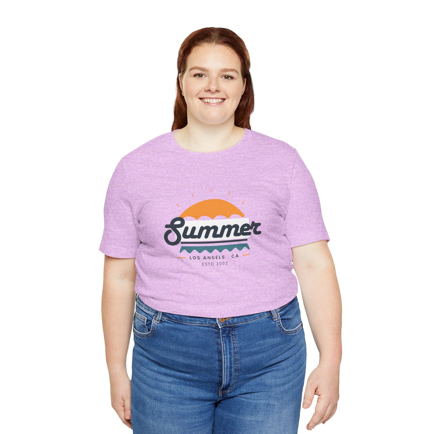 Summer Vibes Unisex Jersey Short Sleeve Tee, Beach Shirt, Casual Summer Wear, Gift for Friends, Coastal Adventure Top, LA Style Tee