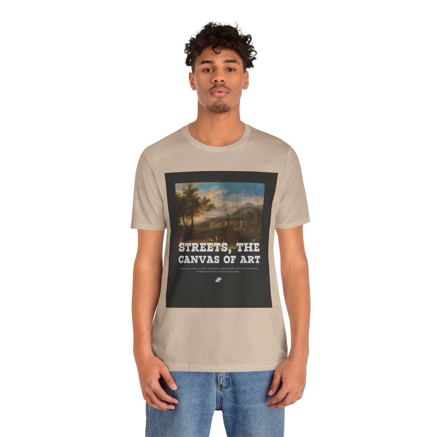 Artistic Graphic Tee - Streets, the Canvas of Art | Unisex Short Sleeve Shirt, Gift for Artists, Art Lovers, Casual Wear, Unique Gifts