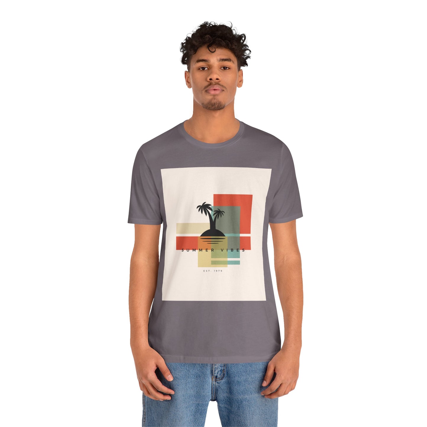Tropical Sunset Tee, Summer Vibes Shirt, Vacation Outfit, Unisex Graphic Tee, Gift for Beach Lovers, Casual Wear