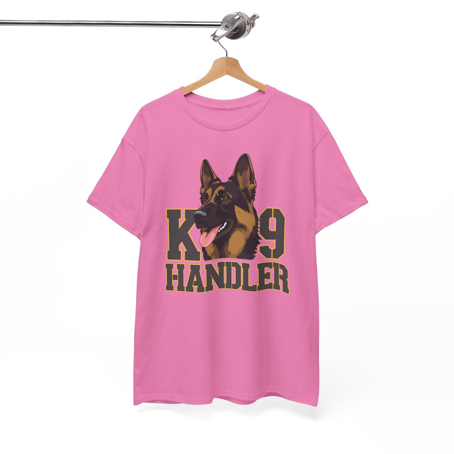 German Shepherd K9 Handler Tee, Perfect for Dog Lovers, Gift for Pet Owners, Unisex Cotton T-Shirt