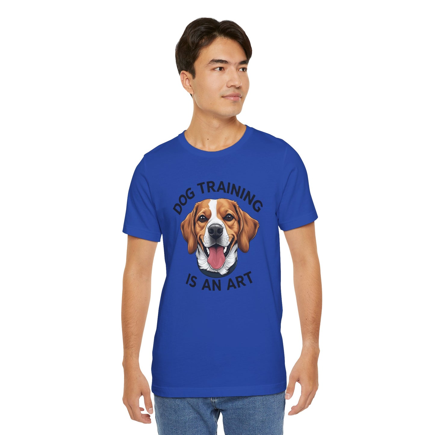 Dog Training is An Art Tee - Unisex Jersey Short Sleeve, Gift for Dog Lovers, Training T-Shirt, Dog Owner Apparel, Cute Canine Shirt