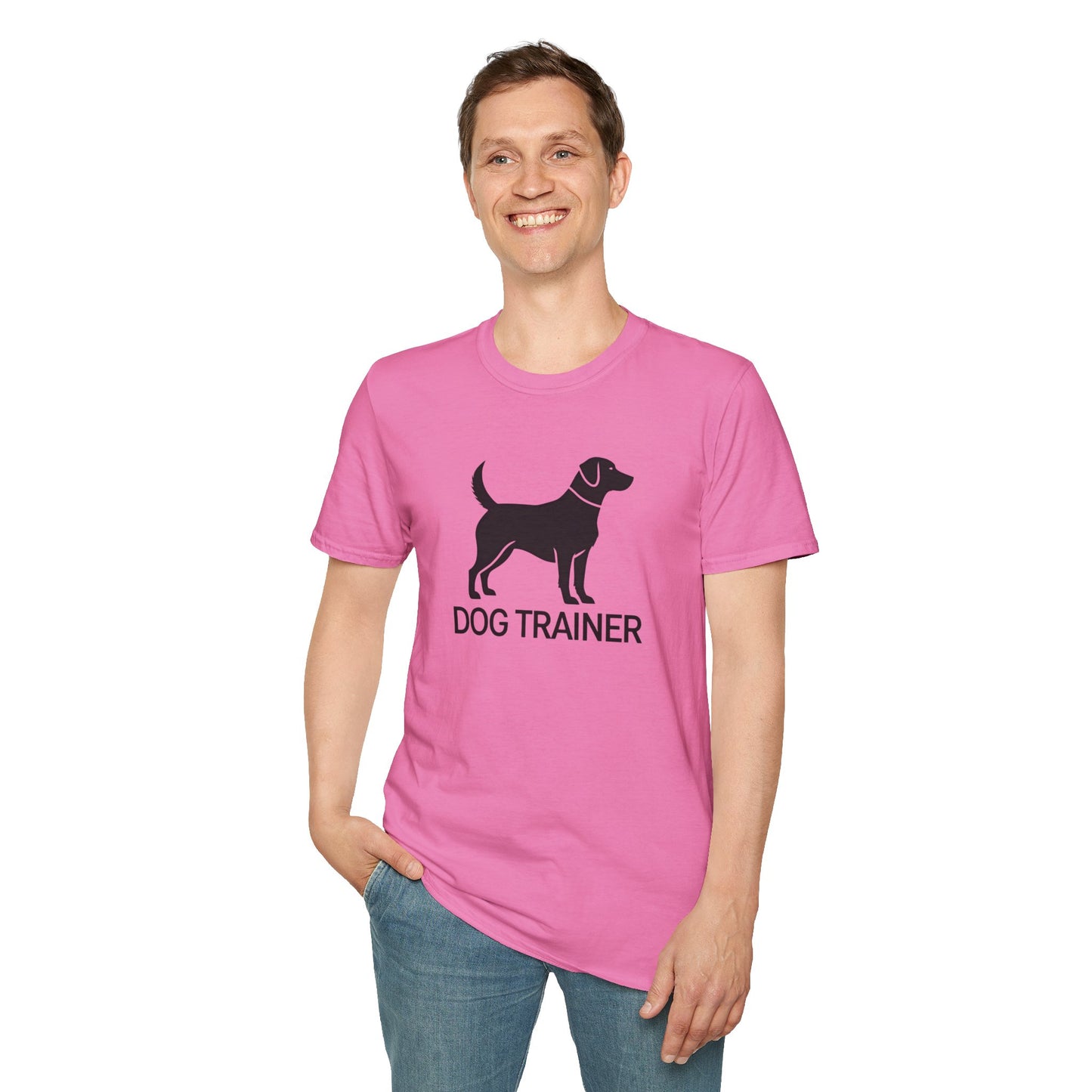 Dog Trainer Unisex Softstyle T-Shirt | Casual Pet Lover Tee, Gifts for Dog Trainers, Dog Lover Apparel