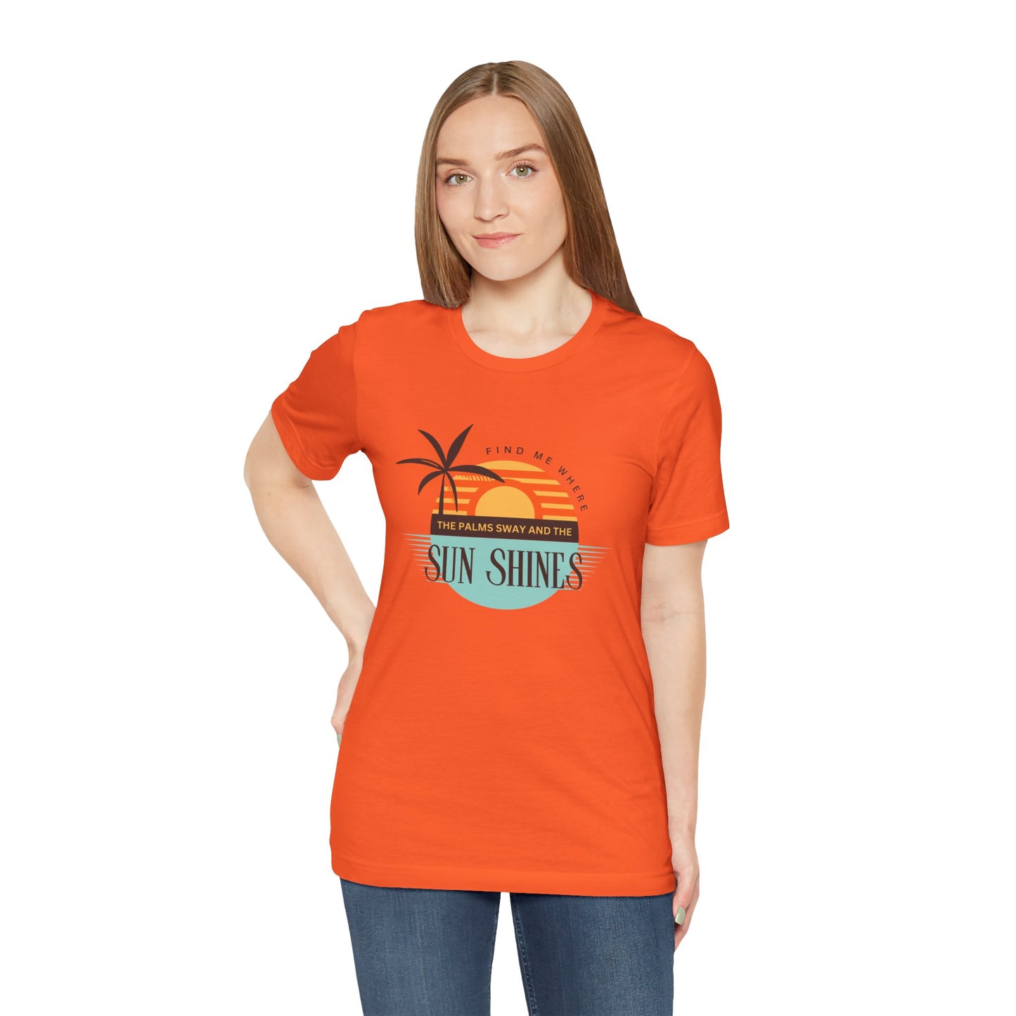 Tropical Vibes Tee - Relaxing Beach Sunset Design for Travelers and Summer Lovers, Perfect Gift for Vacations, Beach Days, and Casual Style